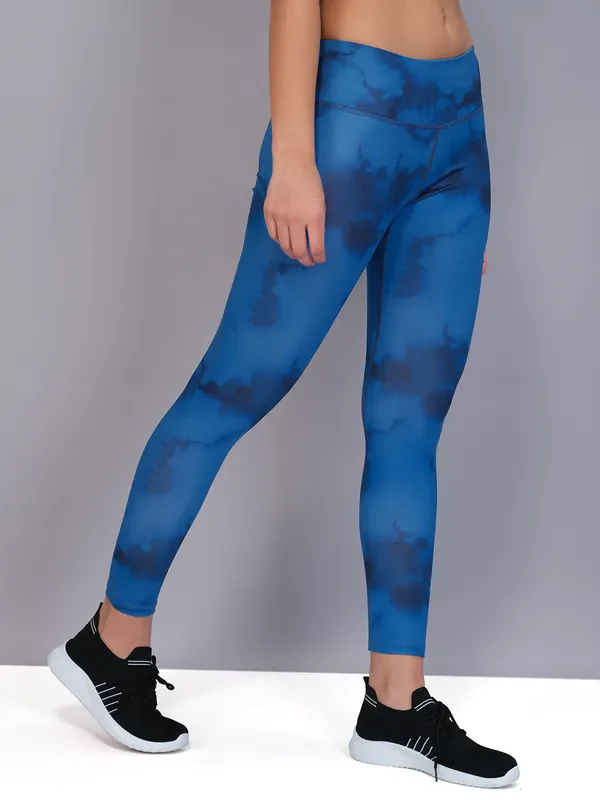 Women Printed Slim Fit Tights with TECHNO COOL - Image 4