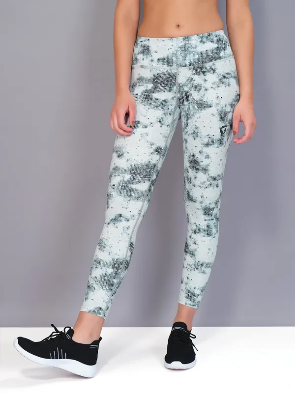 Women Printed Slim Fit Tights with TECHNO COOL - Image 3