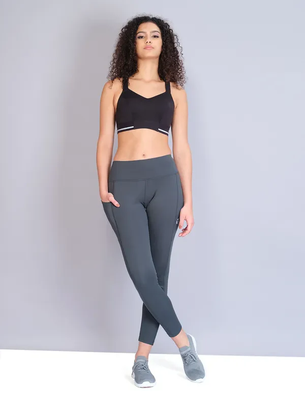 Women Solid Slim Fit Tights with ELASTO PLUS - Image 5