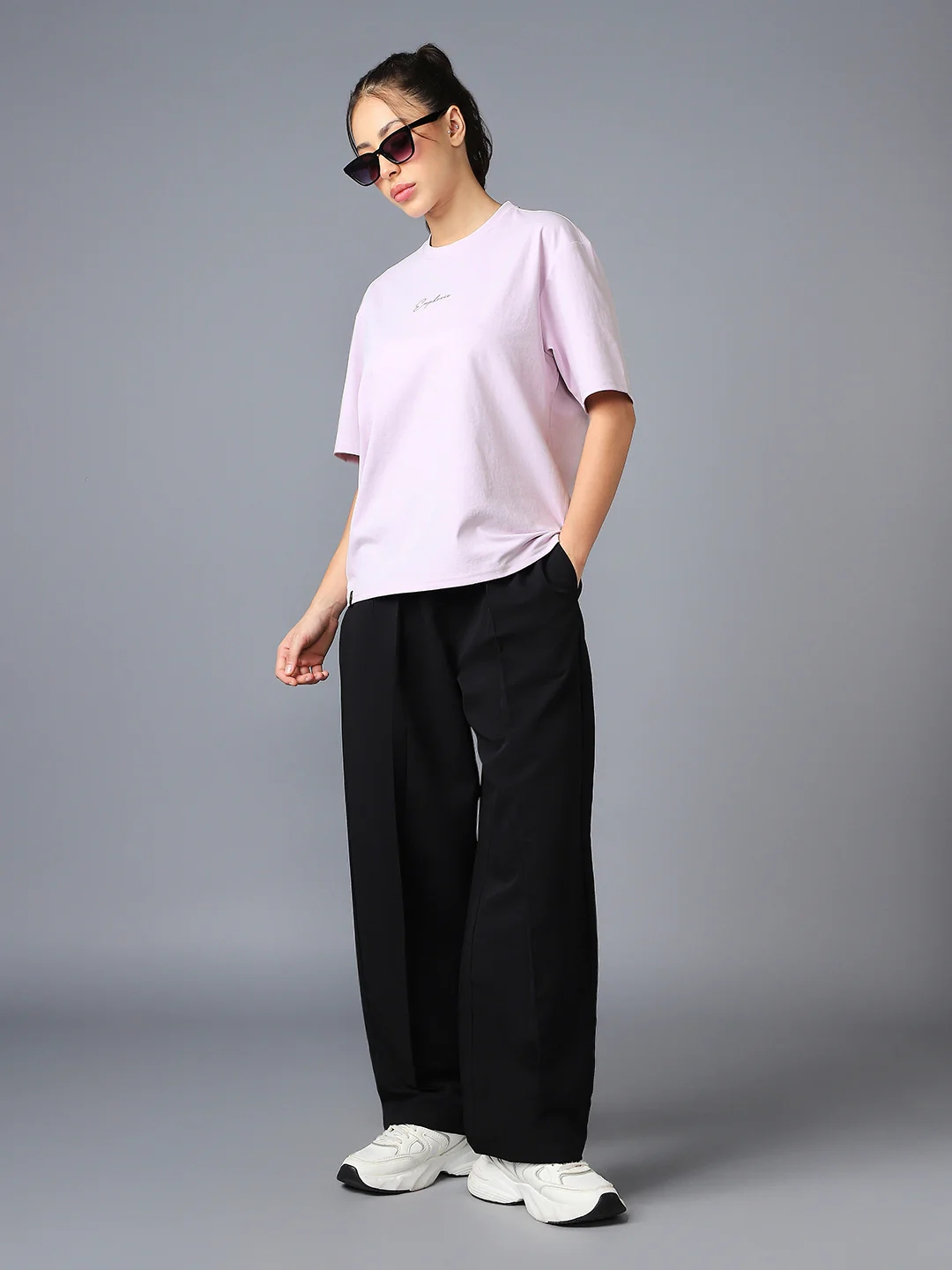 Women Back Printed Regular Fit Round Neck T-shirt with COTFLEX - Image 6