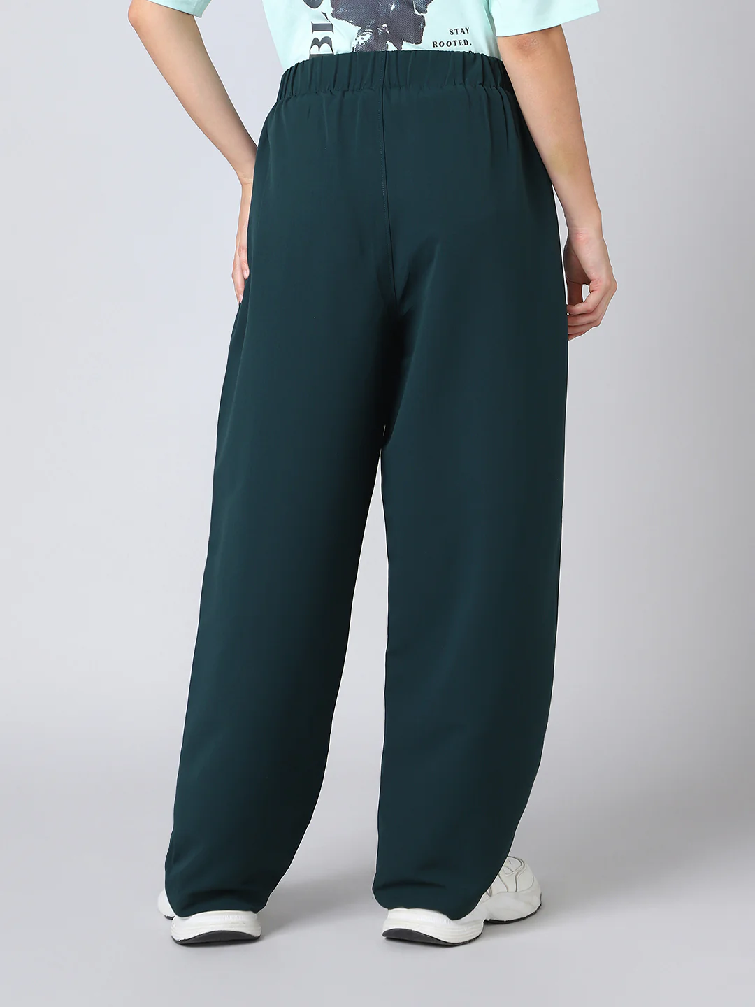 Women Korean Style Baggy Pants Wide Leg Trousers with TECHNOLITE - Image 3