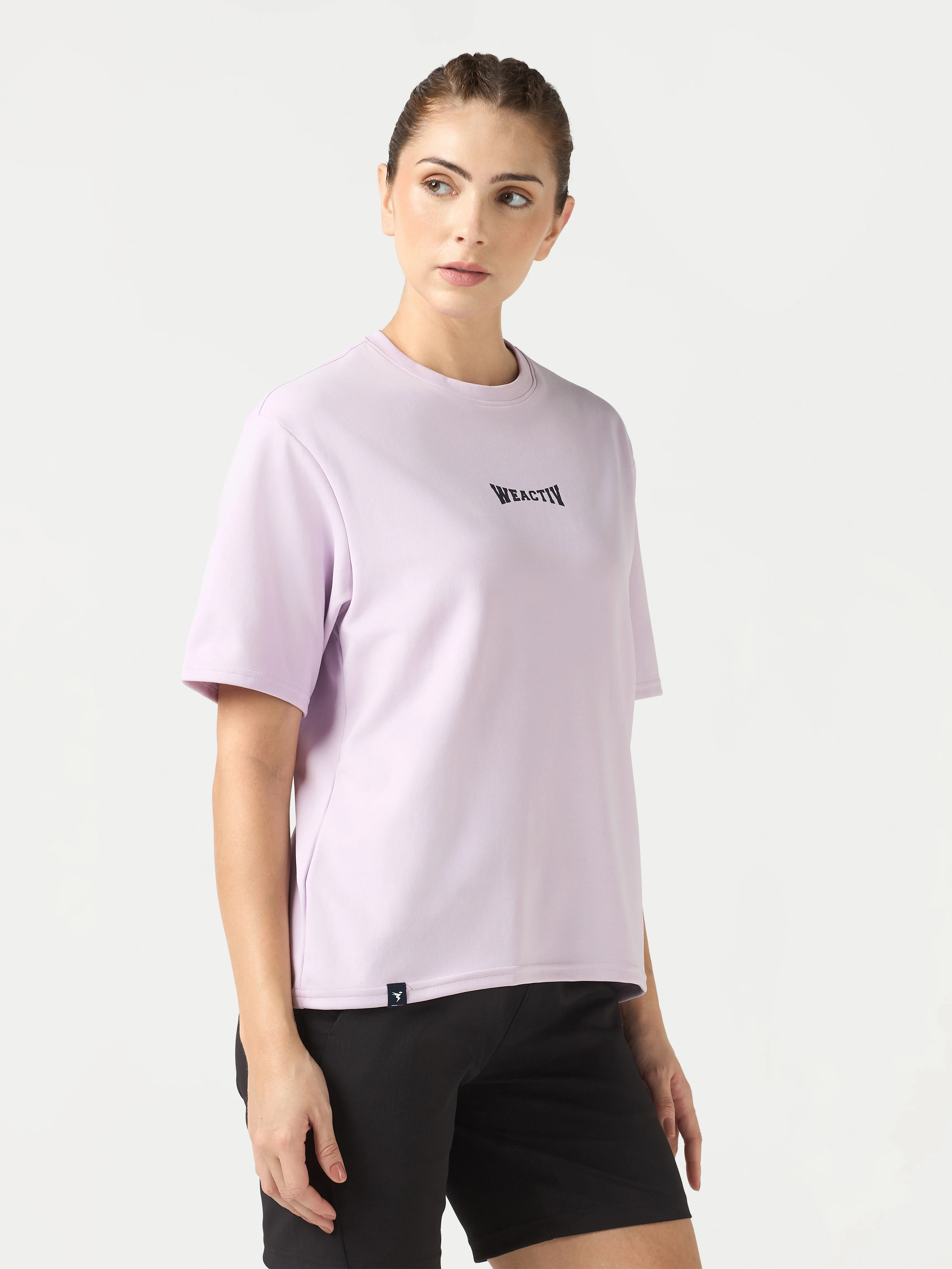 Women Oversized Back Print T-Shirt with Elastoplus - Image 4