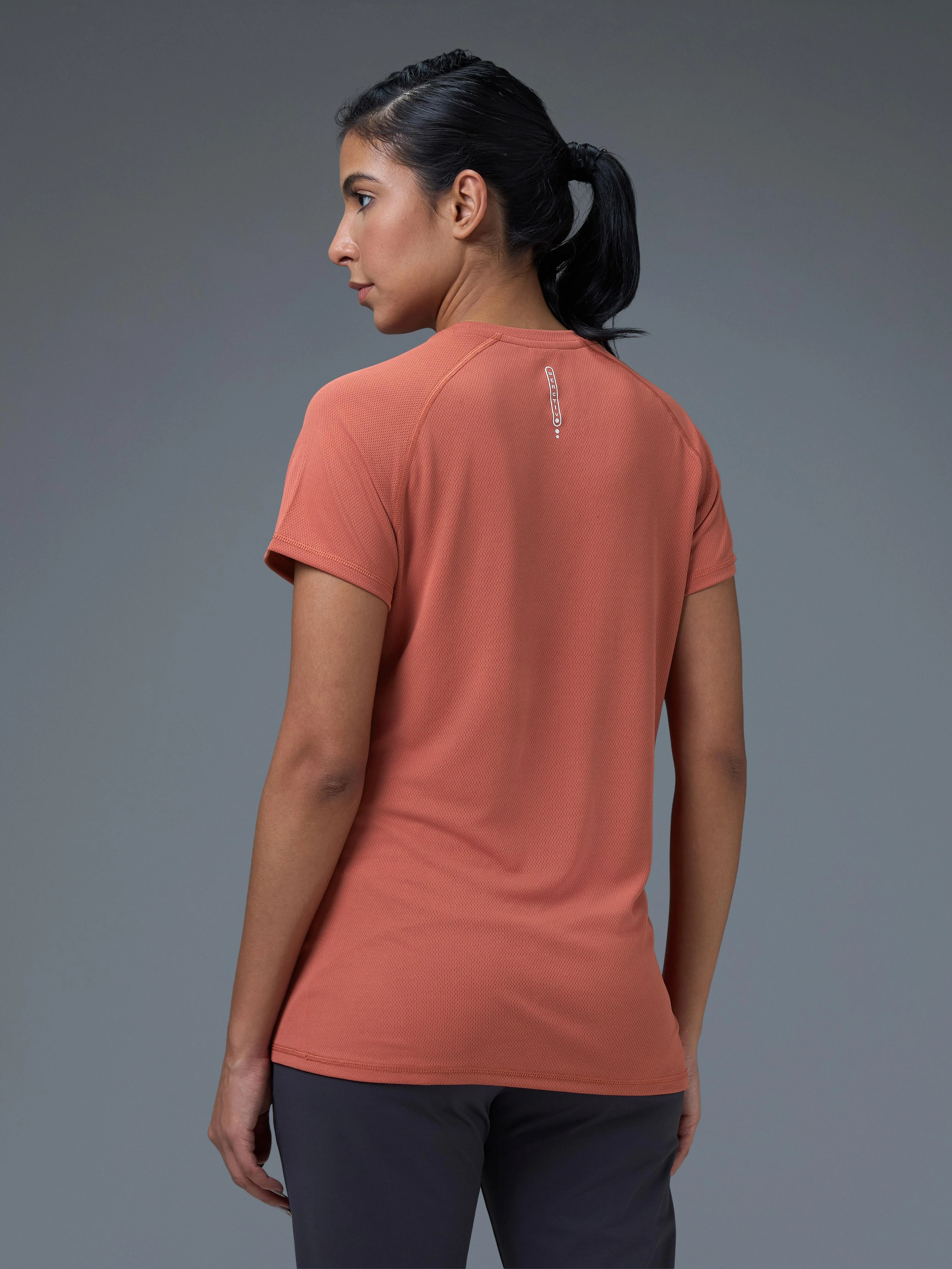 Women Pack of 2 Slim Fit Round Neck Sports Tee for Running, Gym & Yoga with TECHNO COOL - Image 3