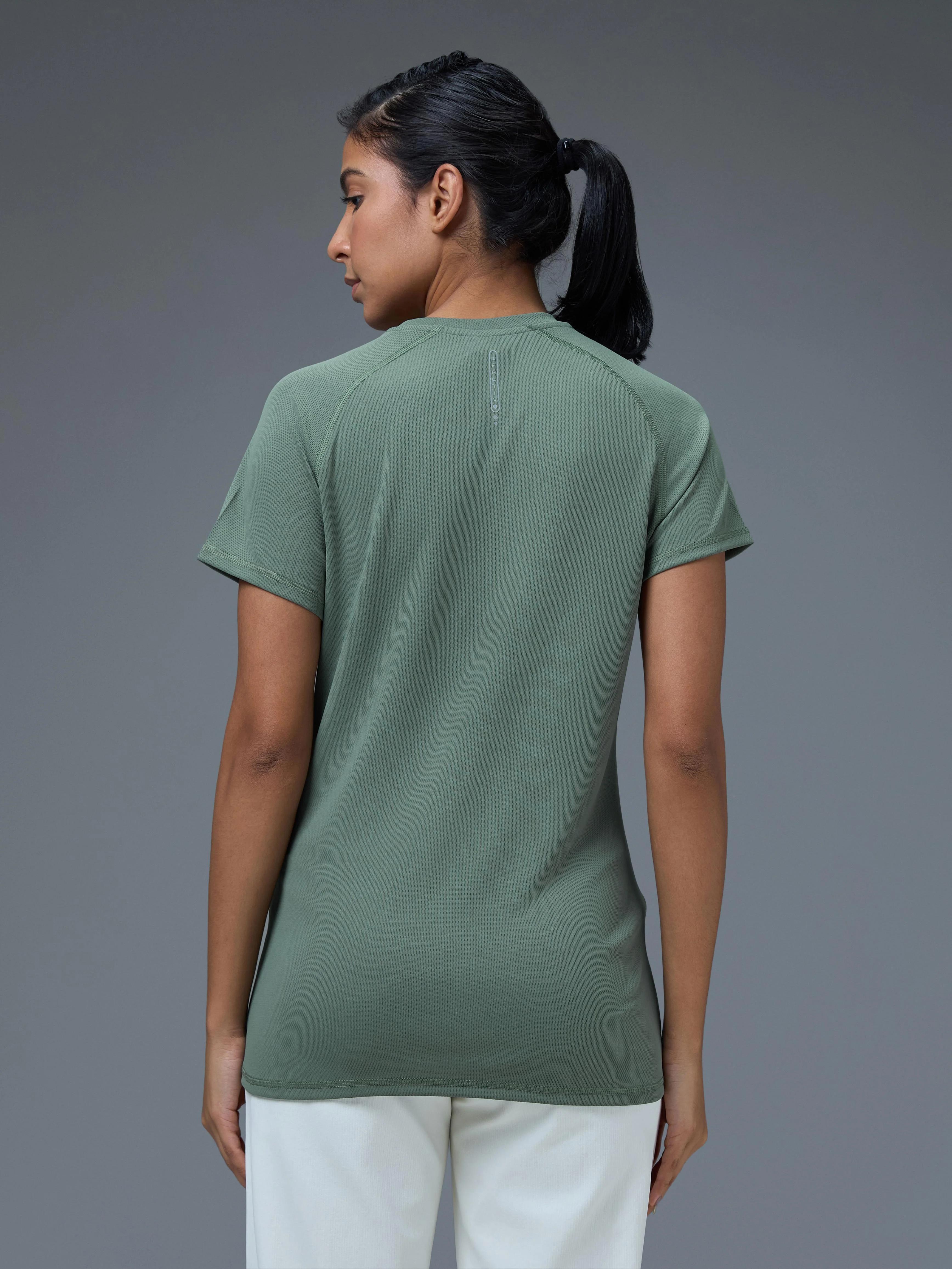 Women Pack of 2 Slim Fit Round Neck Sports Tee for Running, Gym & Yoga with TECHNO COOL - Image 3