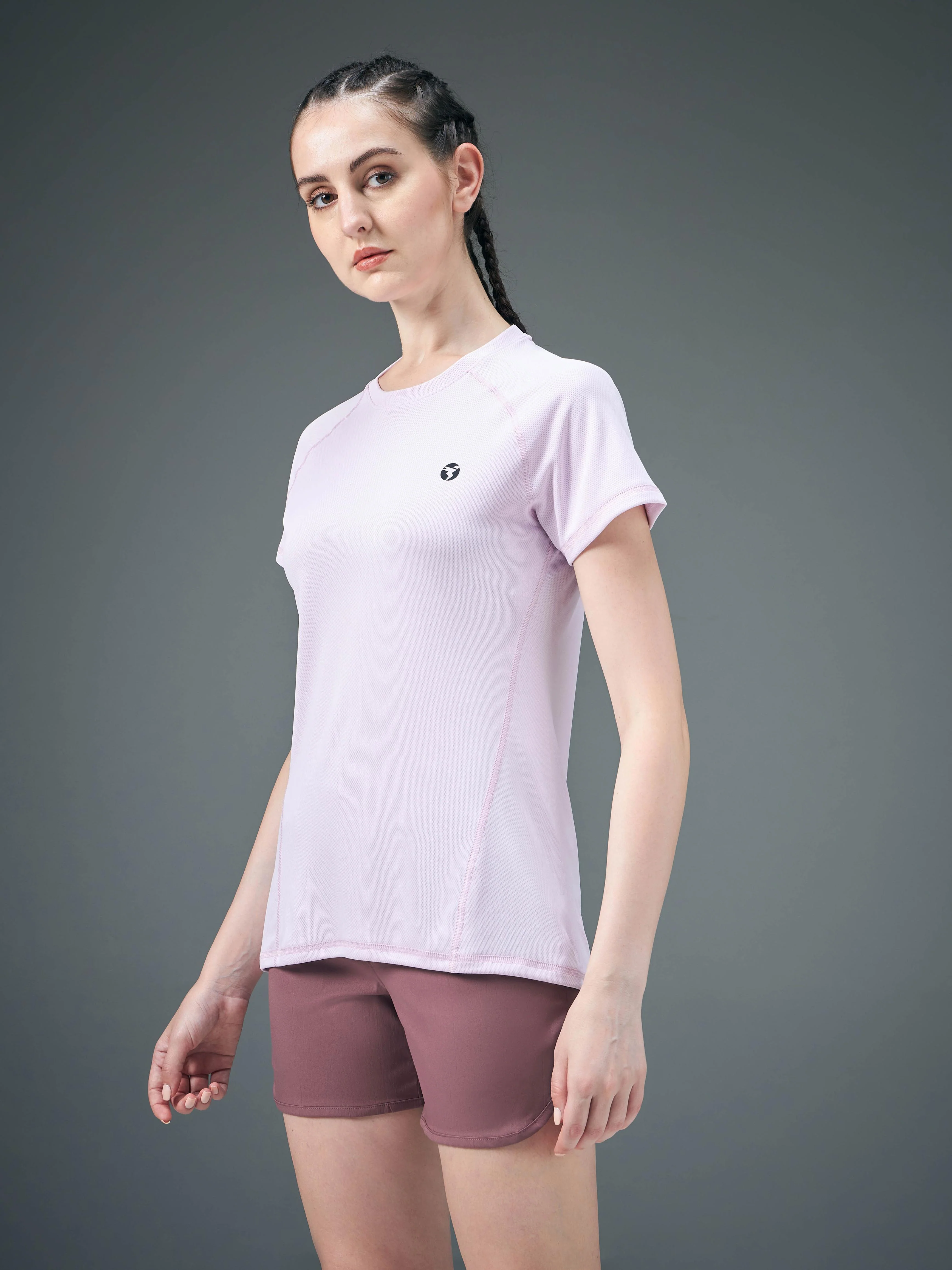 Women Pack of 2 Slim Fit Round Neck Sports Tee for Running, Gym & Yoga with TECHNO COOL - Image 4