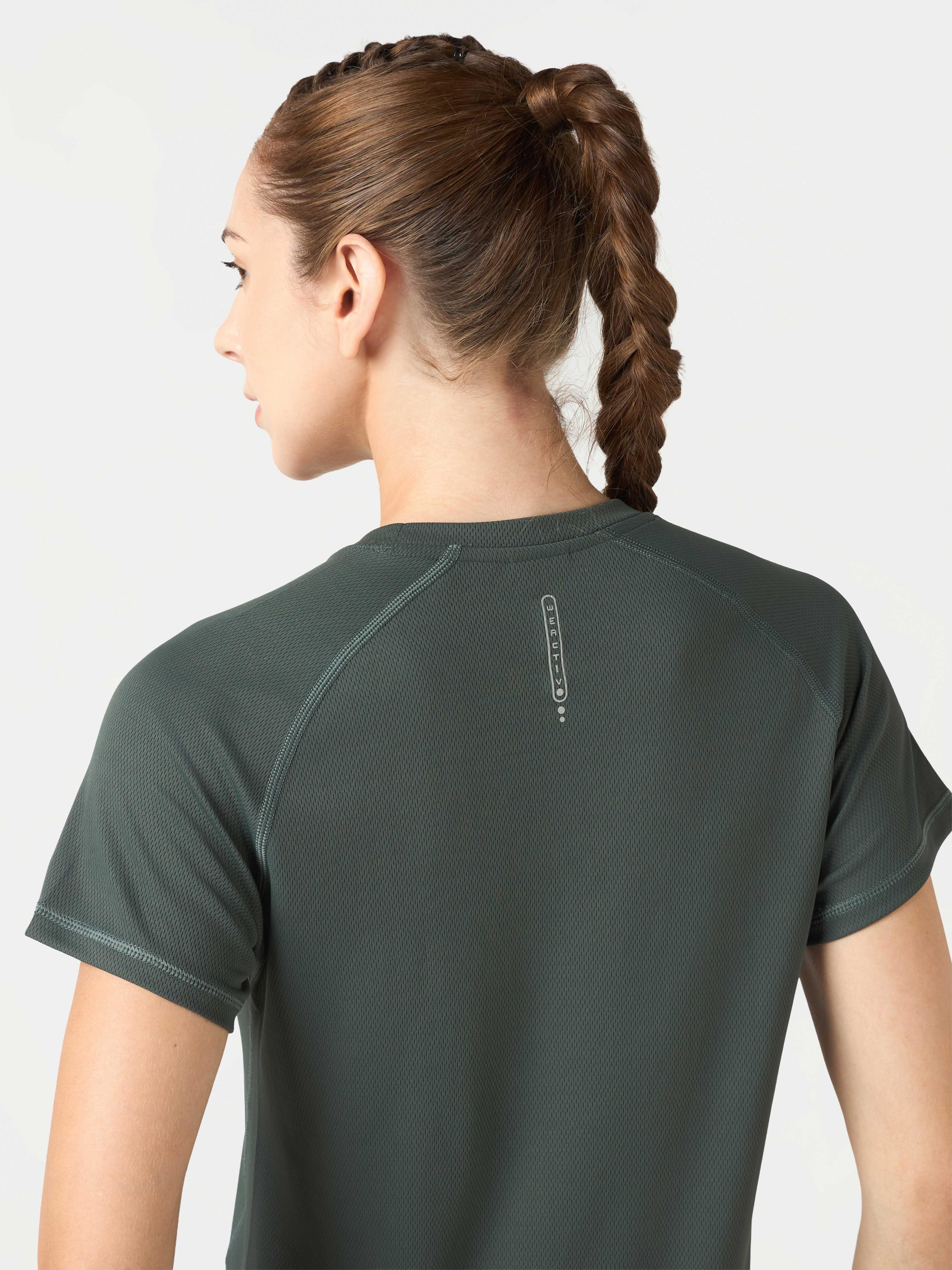 Women Pack of 2 Slim Fit Round Neck Sports Tee for Running, Gym & Yoga with TECHNO COOL - Image 6