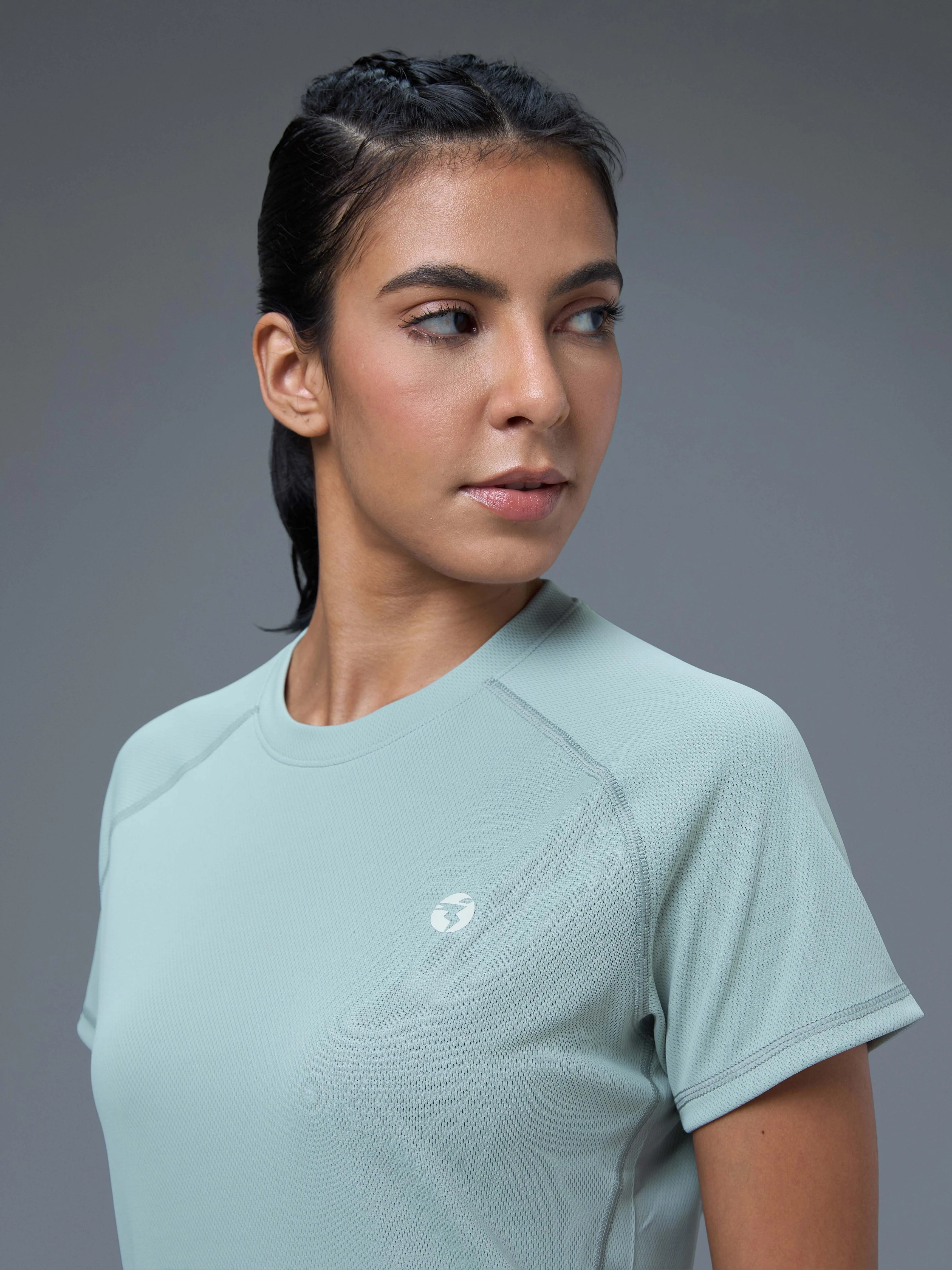 Women Pack of 2 Slim Fit Round Neck Sports Tee for Running, Gym & Yoga with TECHNO COOL - Image 6