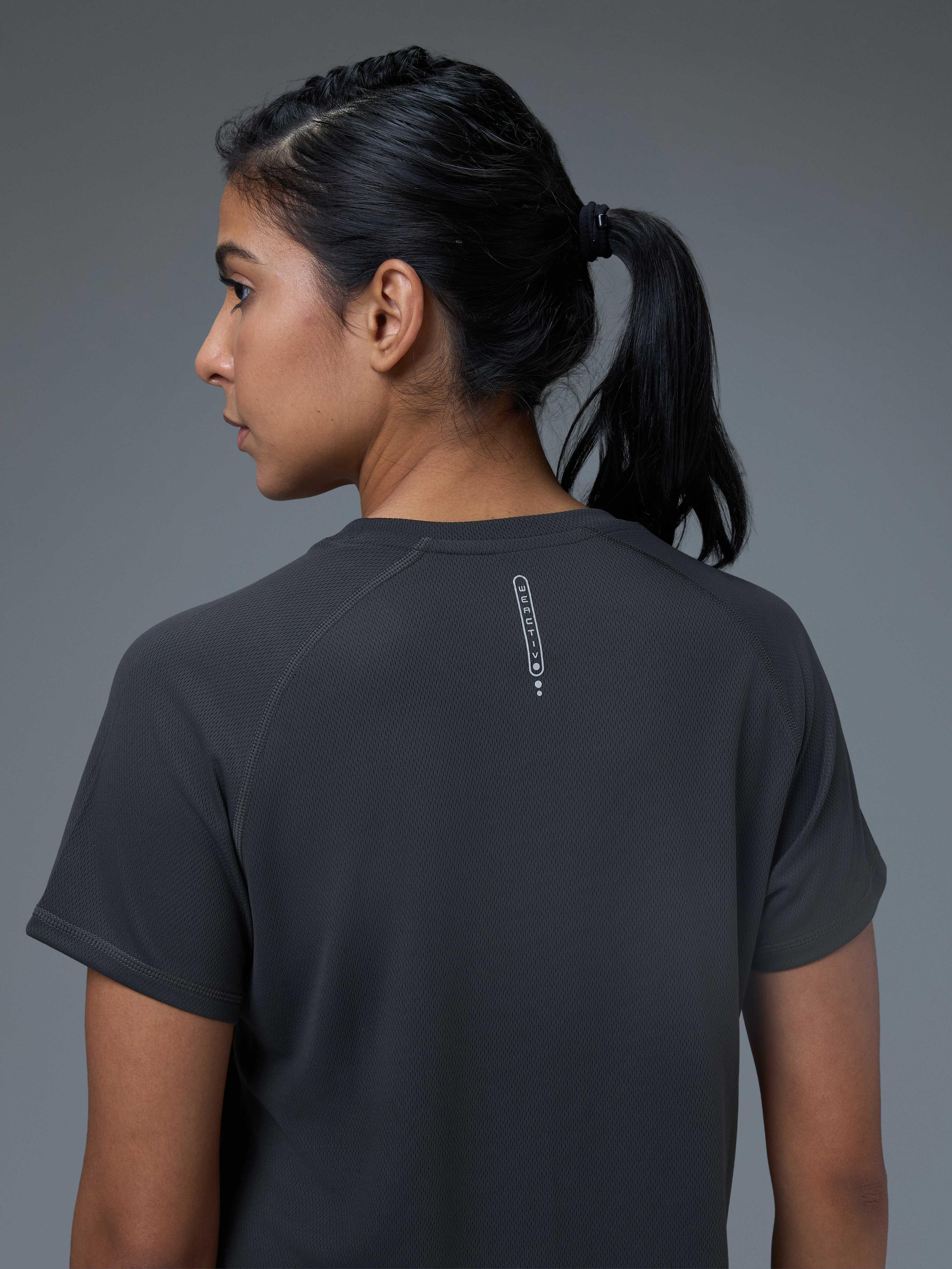Women Pack of 2 Slim Fit Round Neck Sports Tee for Running, Gym & Yoga with TECHNO COOL - Image 7