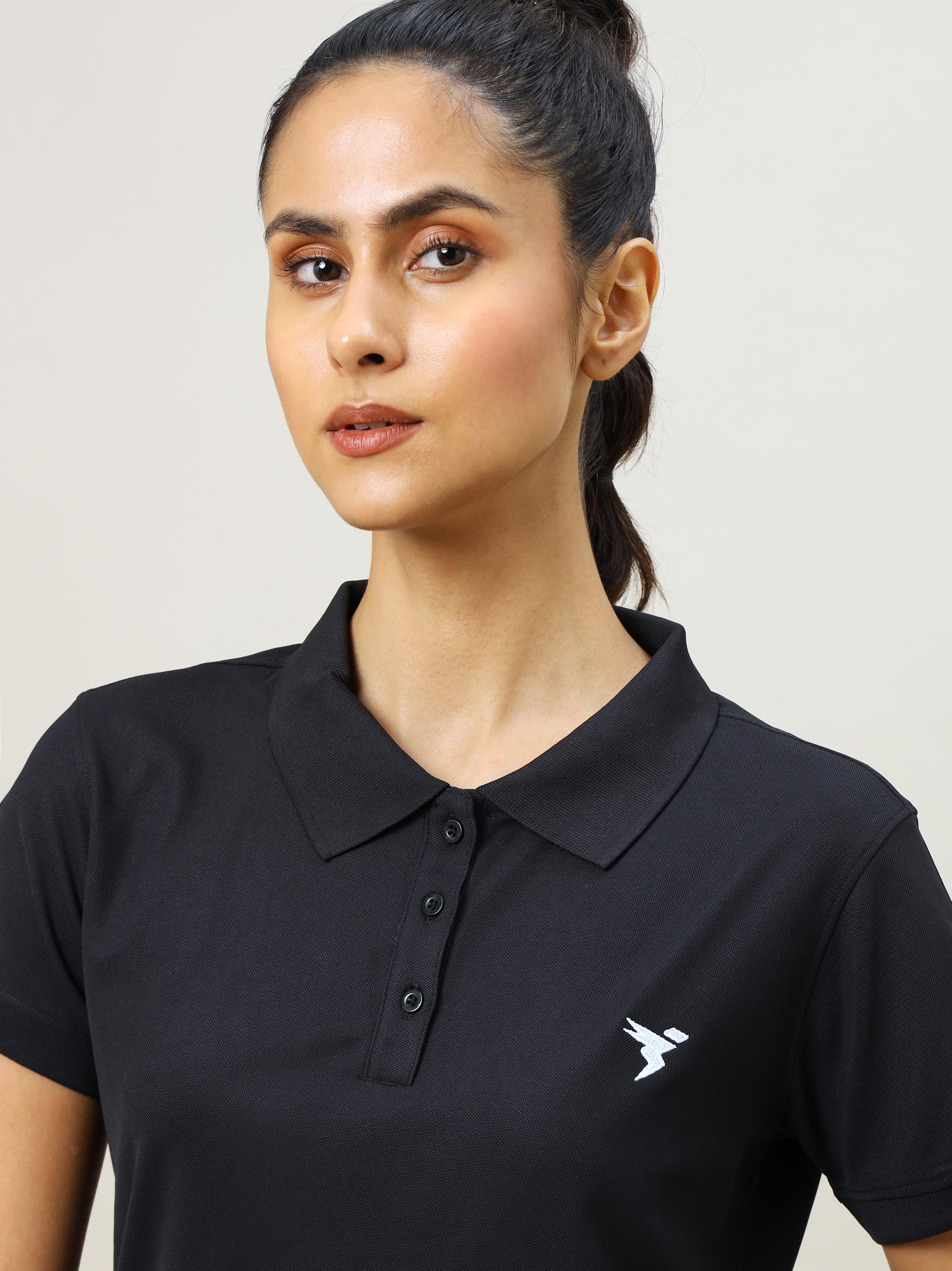 Women Pack of 2 Solid Slim Fit Polo T-shirt with MATPIQ - Image 7