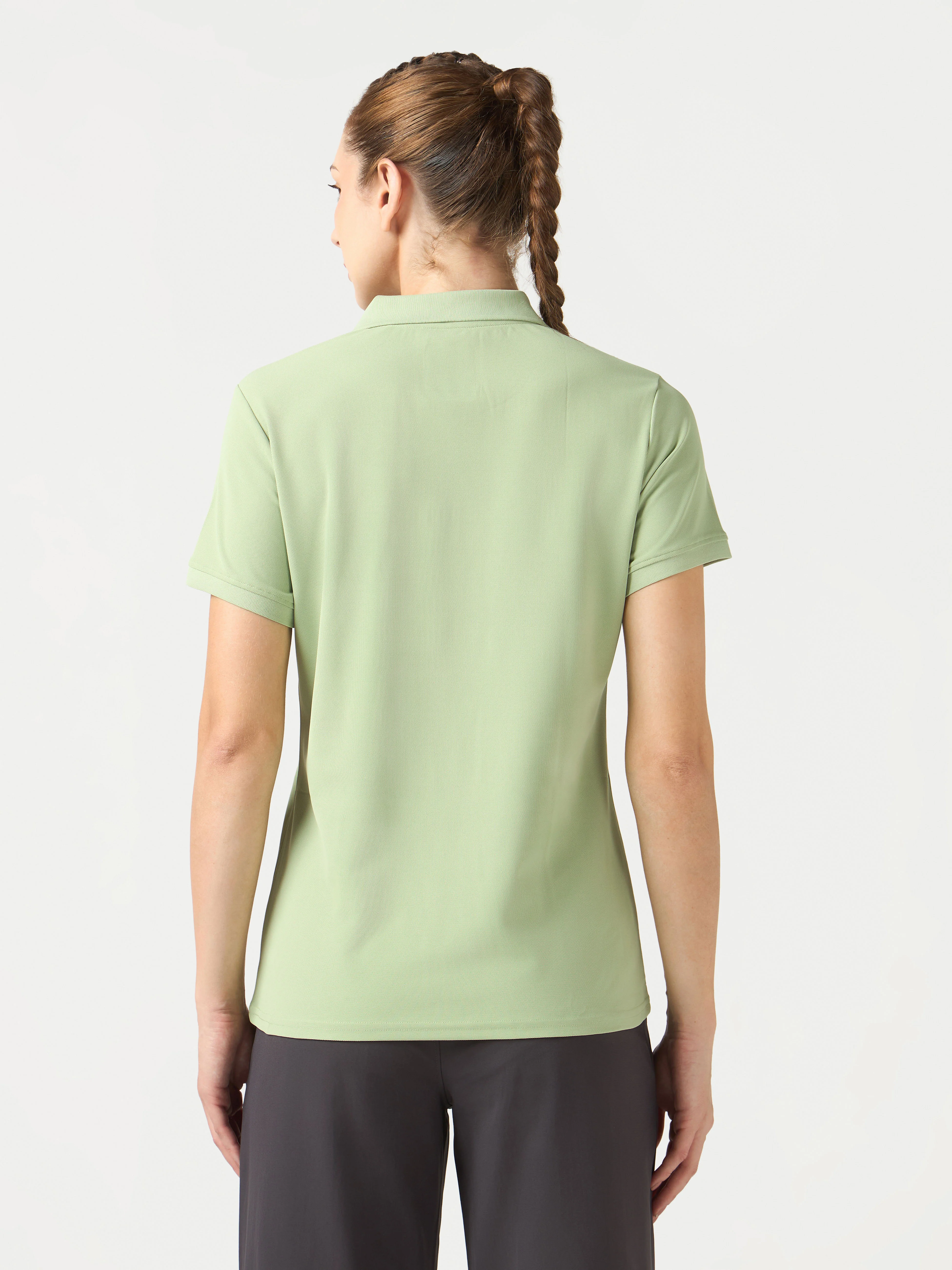 Women Pack of 2 Solid Slim Fit Polo T-shirt with MATPIQ - Image 3