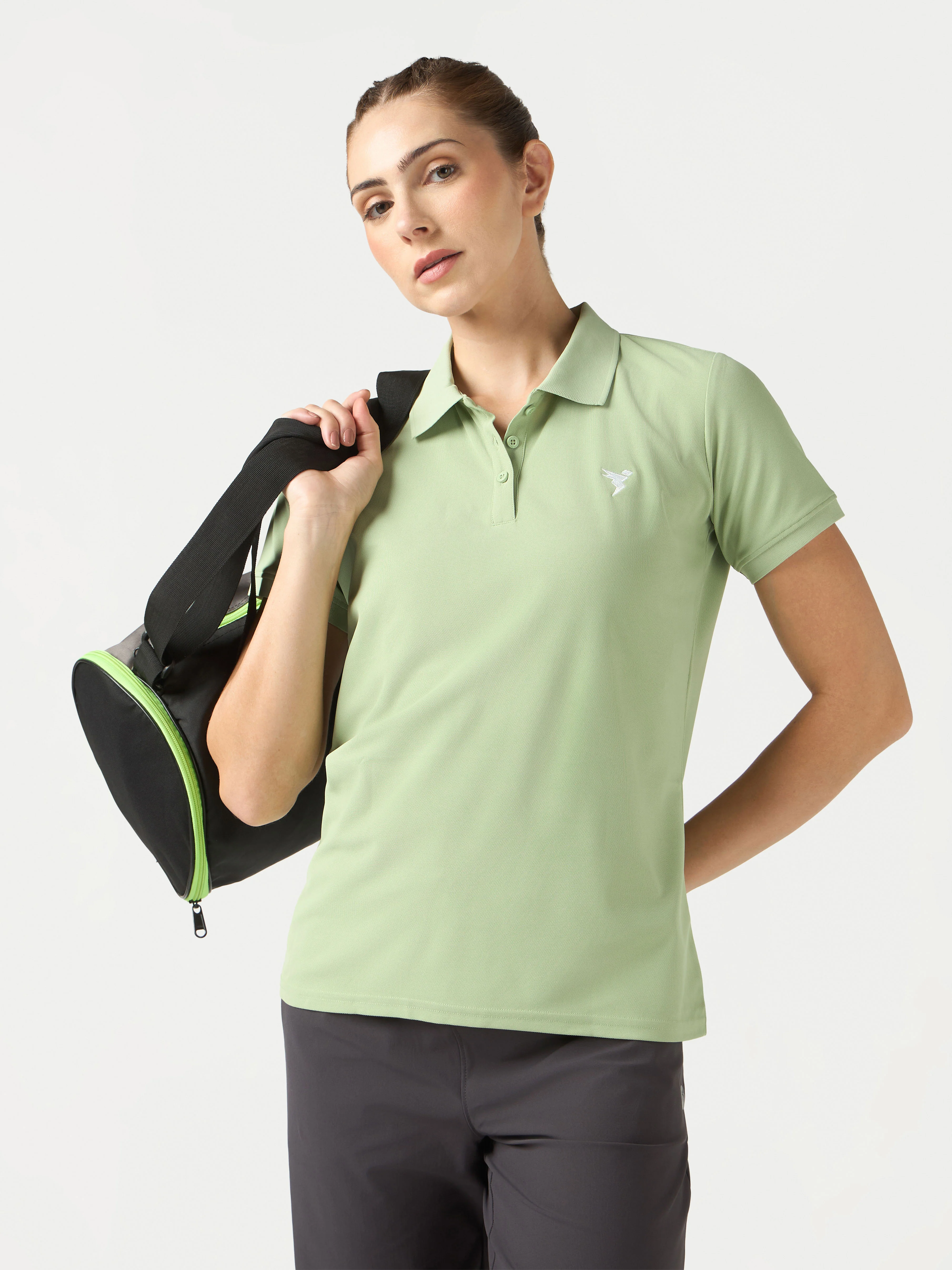 Women Pack of 2 Solid Slim Fit Polo T-shirt with MATPIQ - Image 6