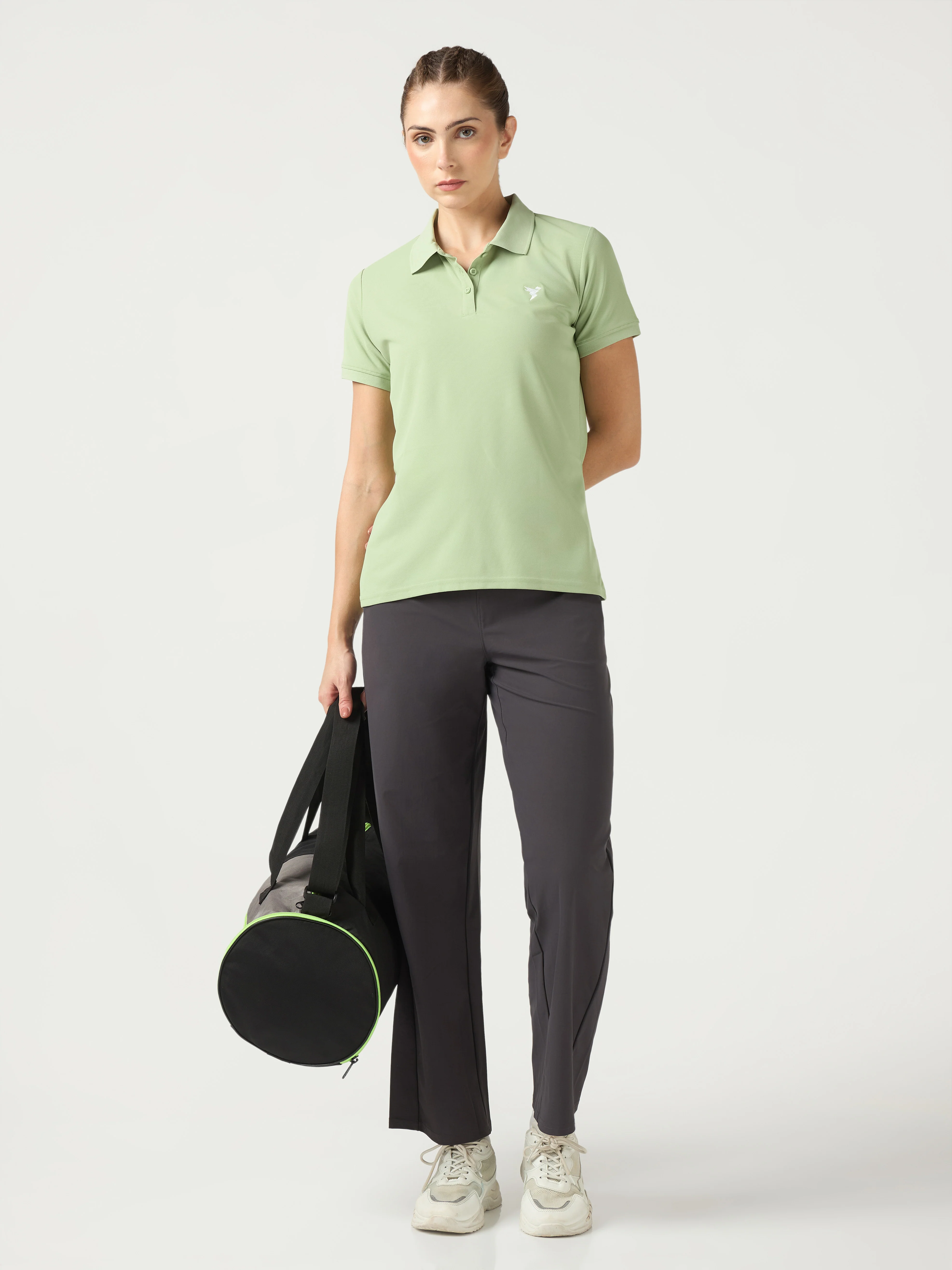 Women Pack of 2 Solid Slim Fit Polo T-shirt with MATPIQ - Image 8