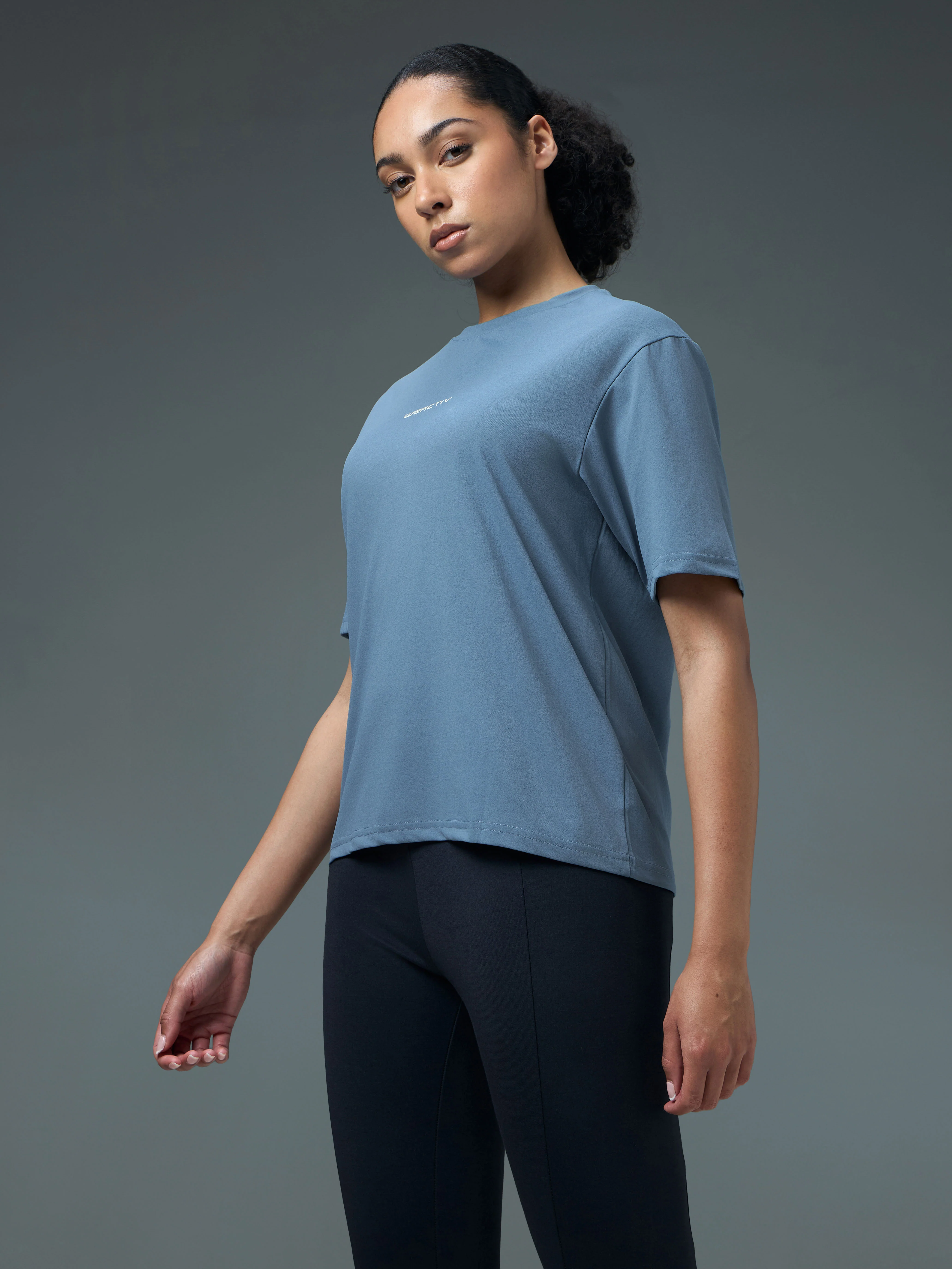 Women Printed Boxy Fit Round Neck T-shirt with COTFLEX - Image 4