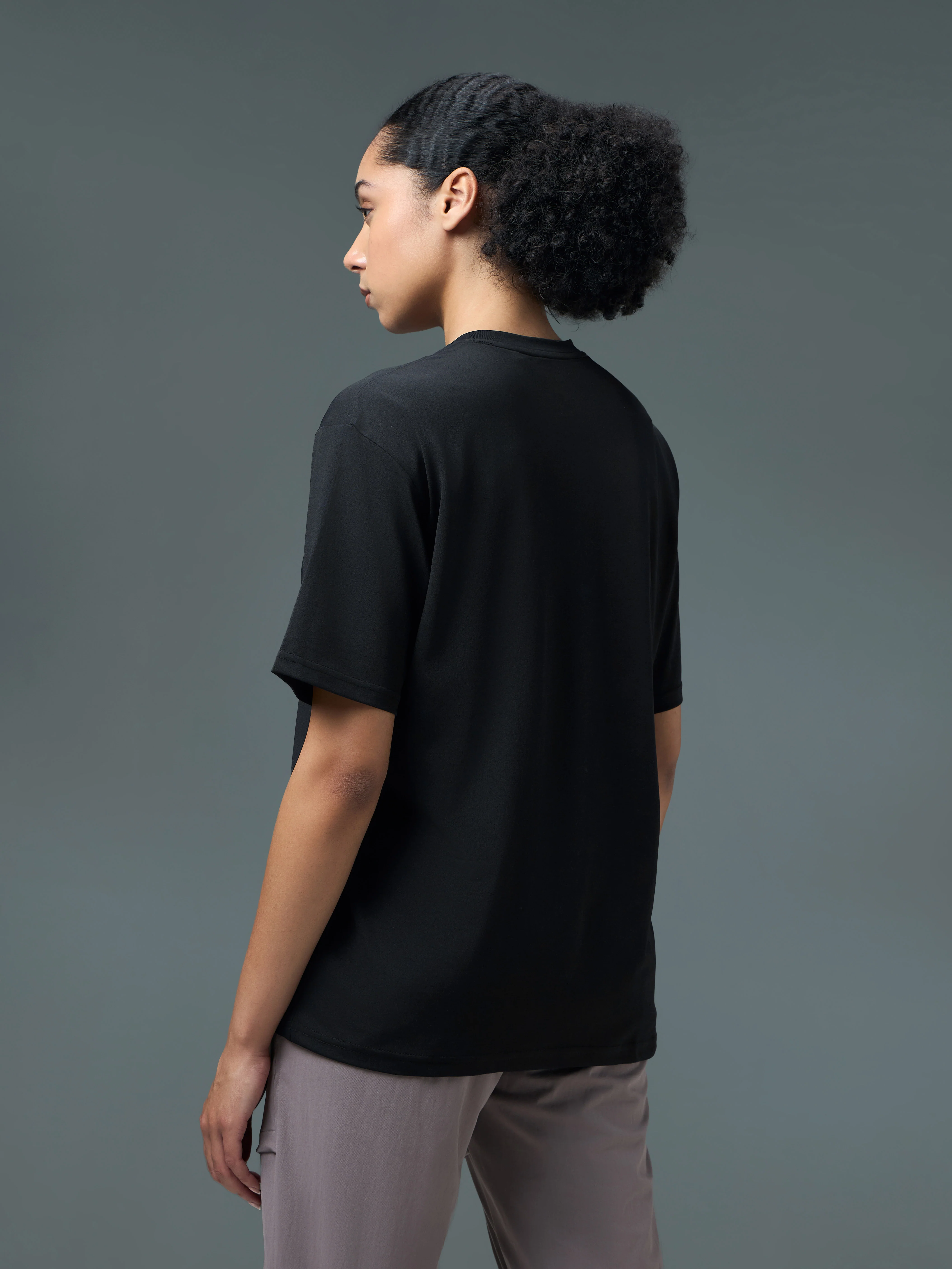 Women Printed Regular Fit Round Neck T-shirt with COTFLEX - Image 2