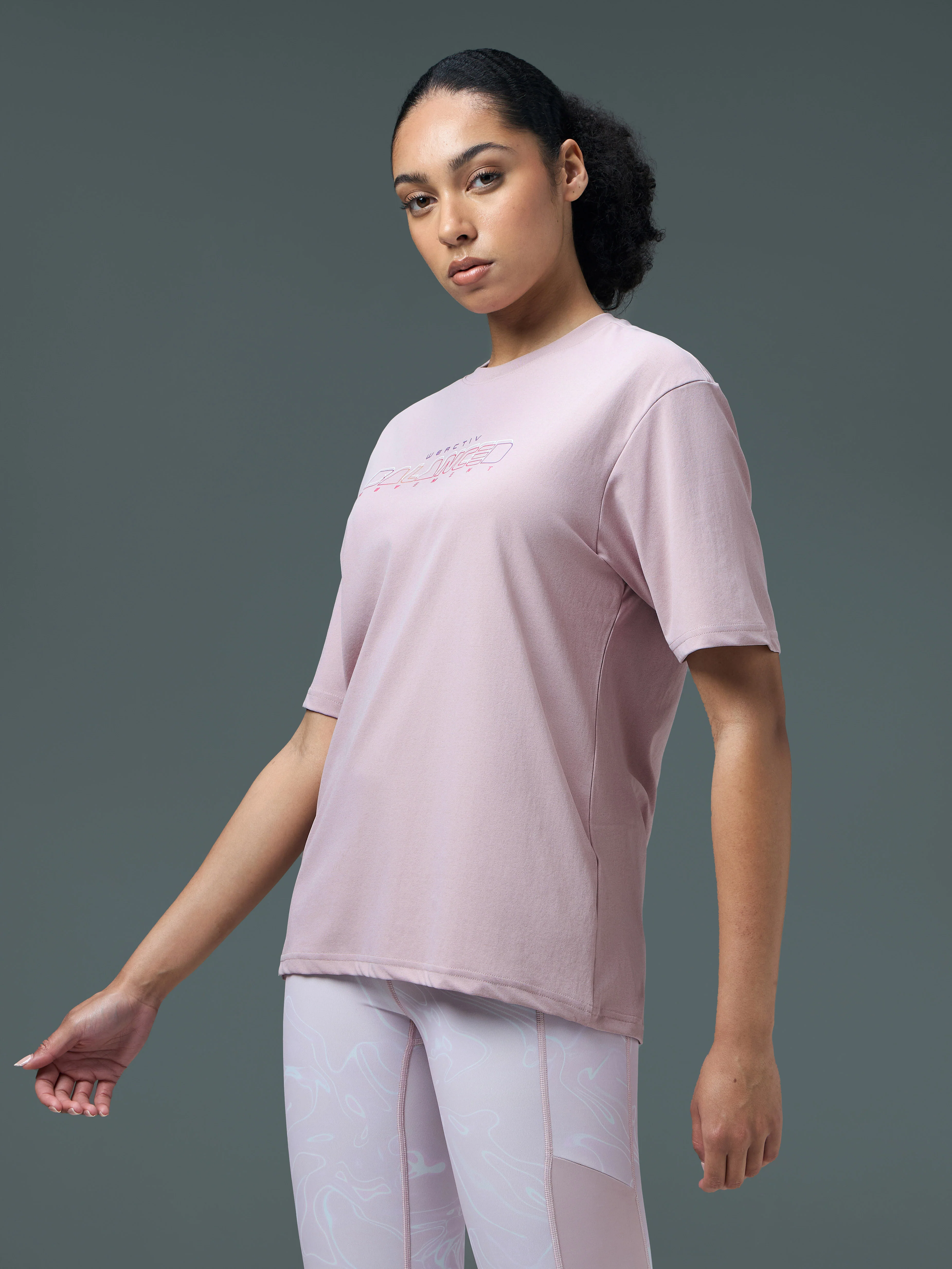 Women Printed Regular Fit Round Neck T-shirt with COTFLEX - Image 4
