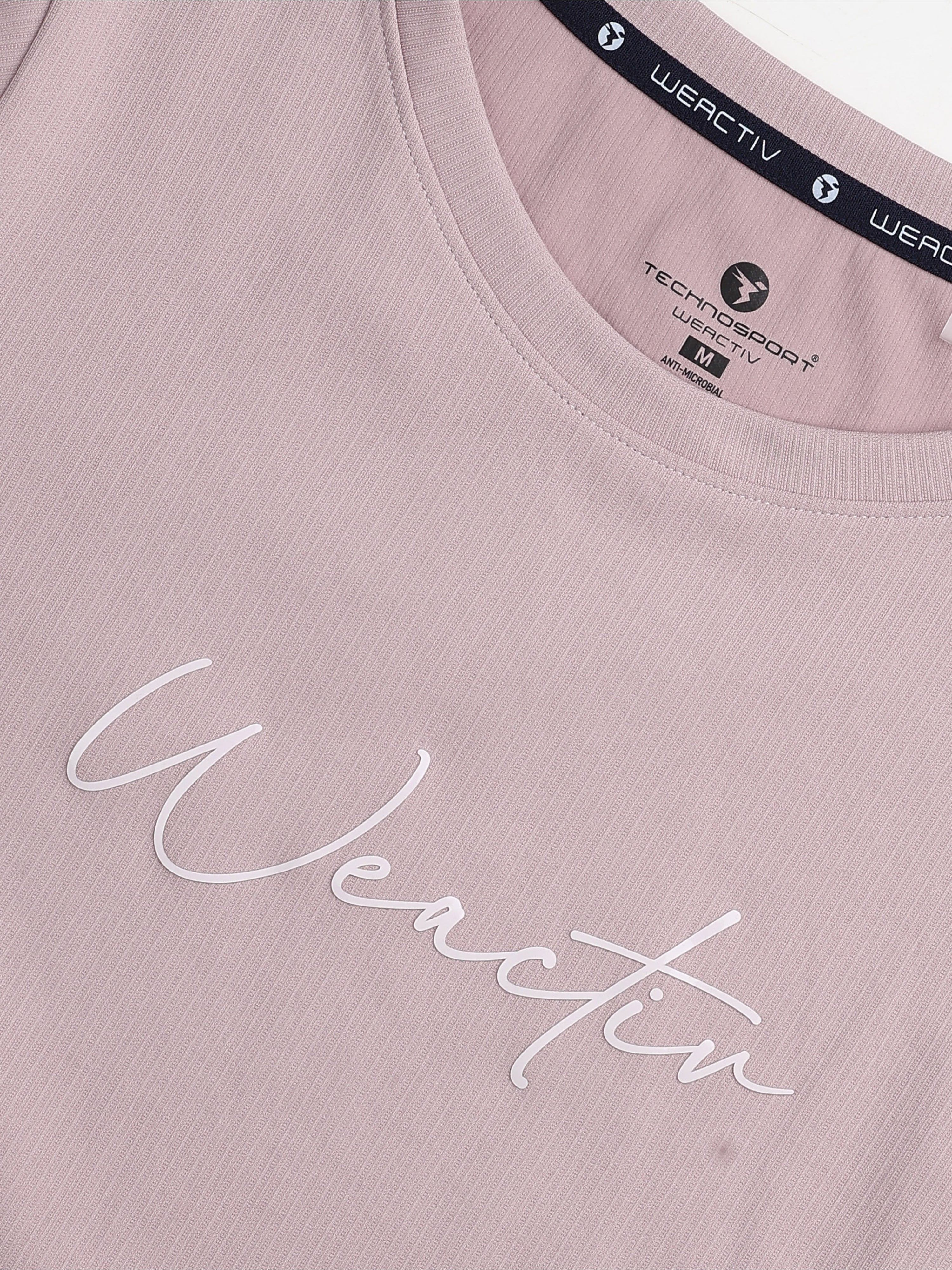 Women Printed Relaxed Fit Round Neck Sports Tee with ELASTO PLUS - Image 6