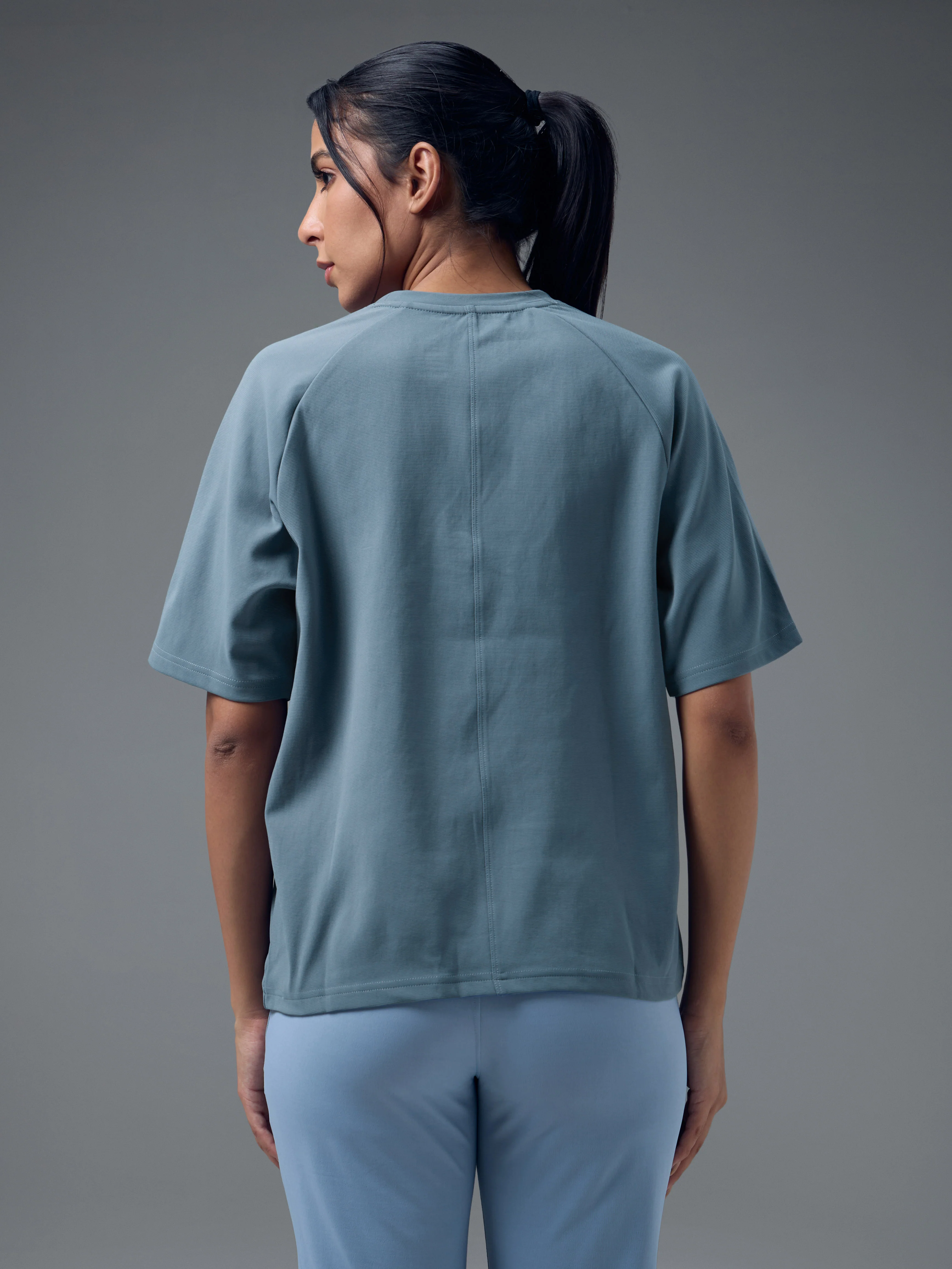 Women Printed Relaxed Fit Round Neck T-shirt with ELASTOPLUS - Image 3