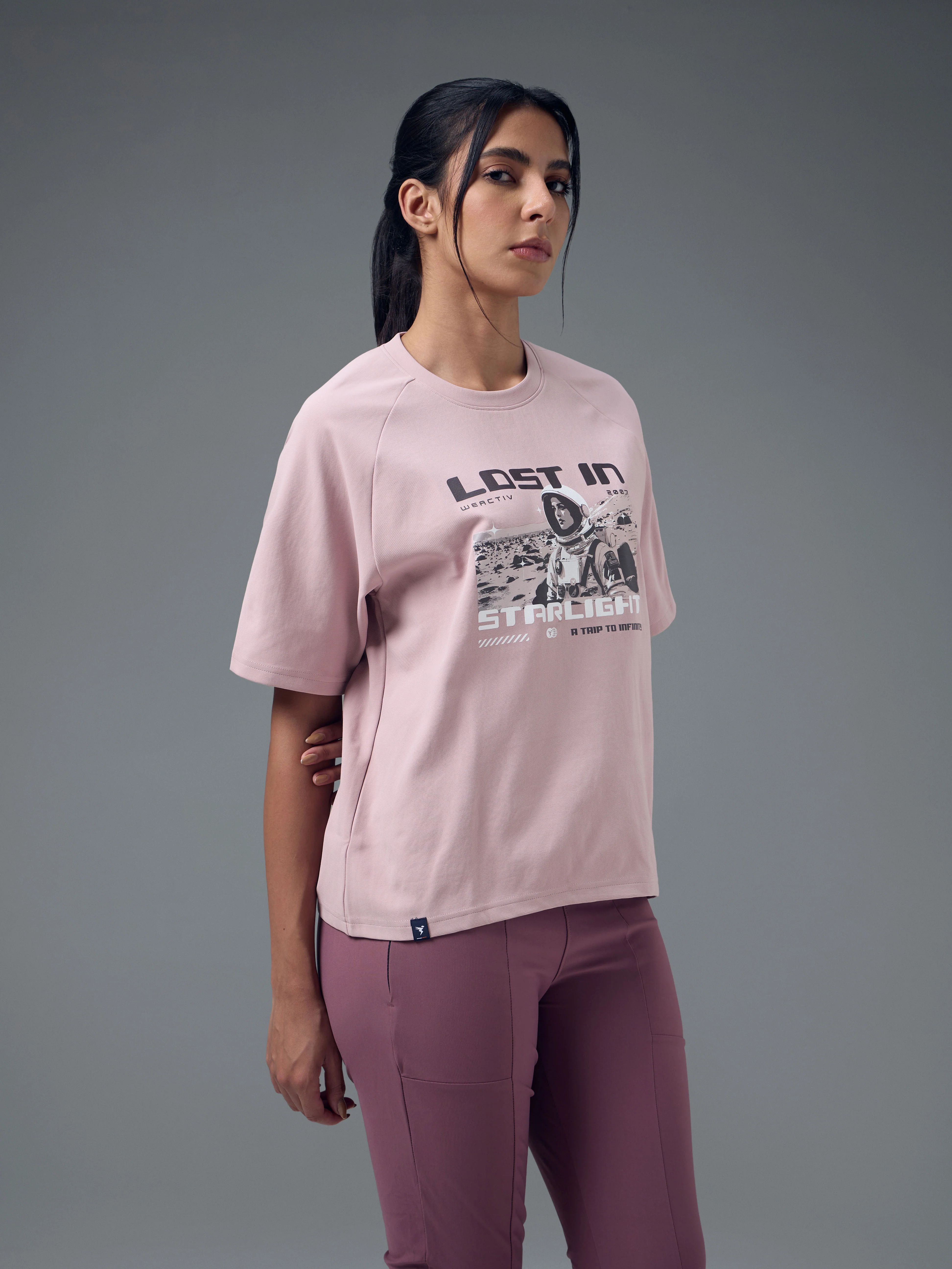 Women Printed Relaxed Fit Round Neck T-shirt with ELASTOPLUS - Image 4