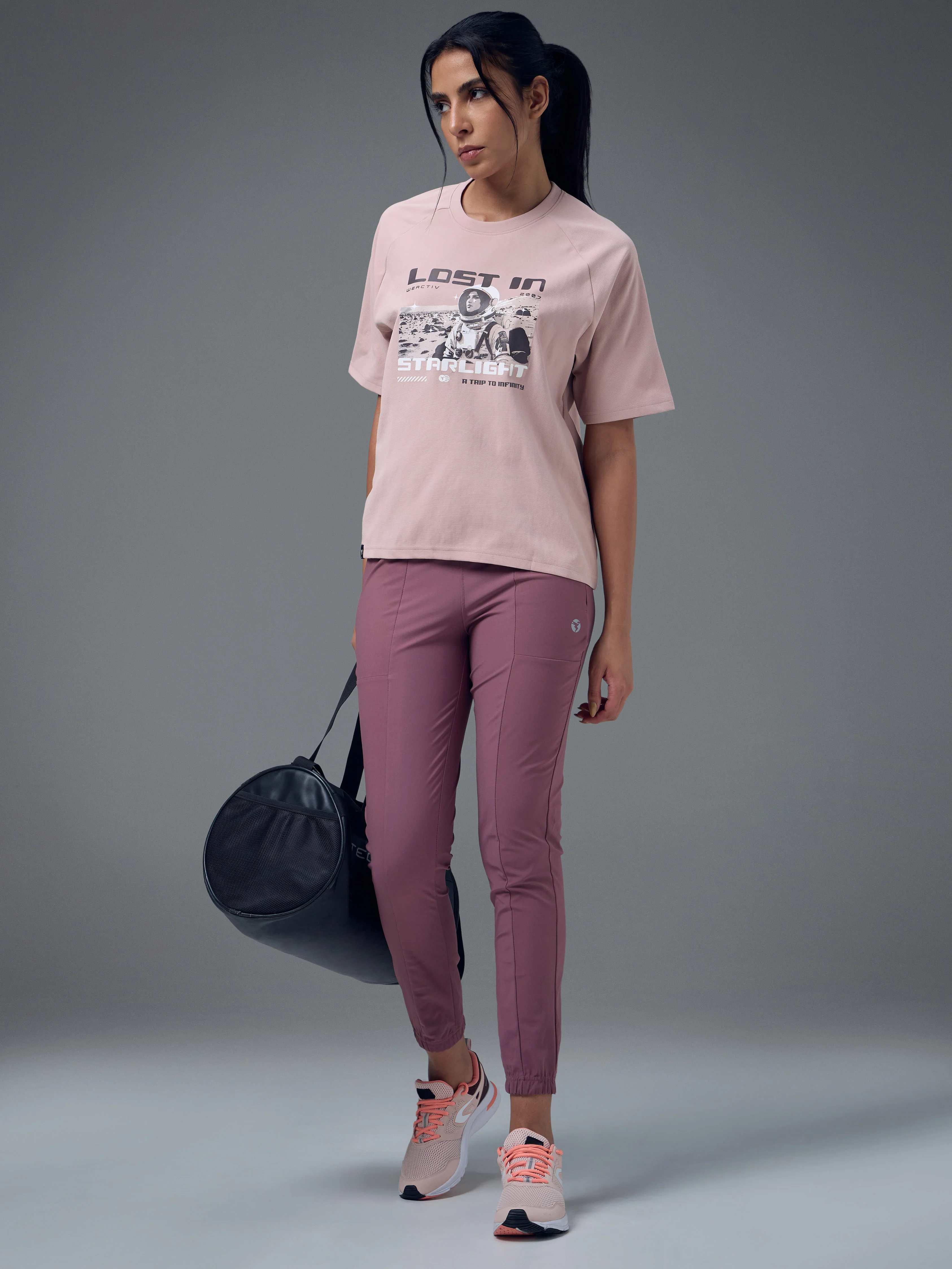 Women Printed Relaxed Fit Round Neck T-shirt with ELASTOPLUS - Image 5