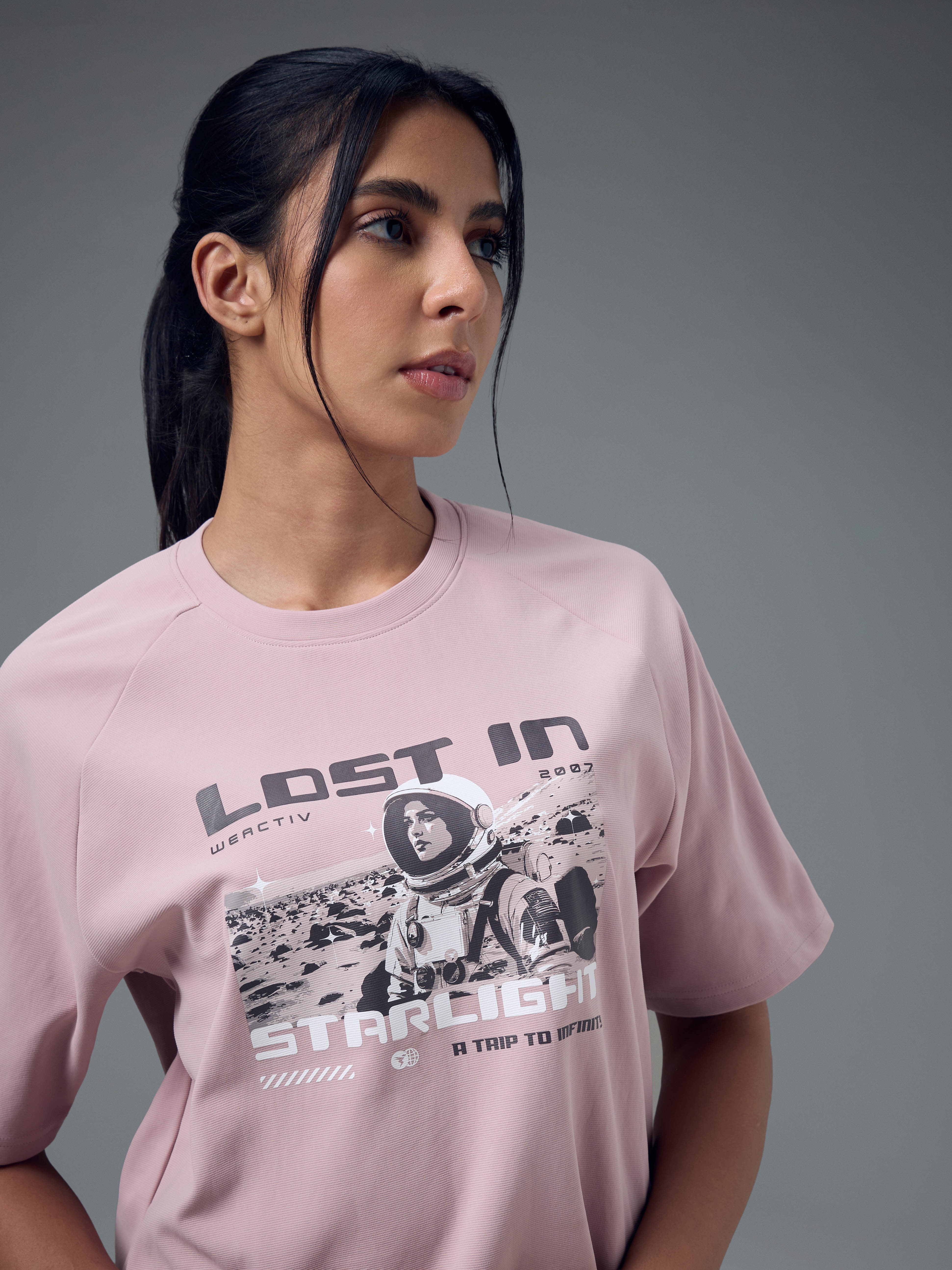 Women Printed Relaxed Fit Round Neck T-shirt with ELASTOPLUS - Image 6
