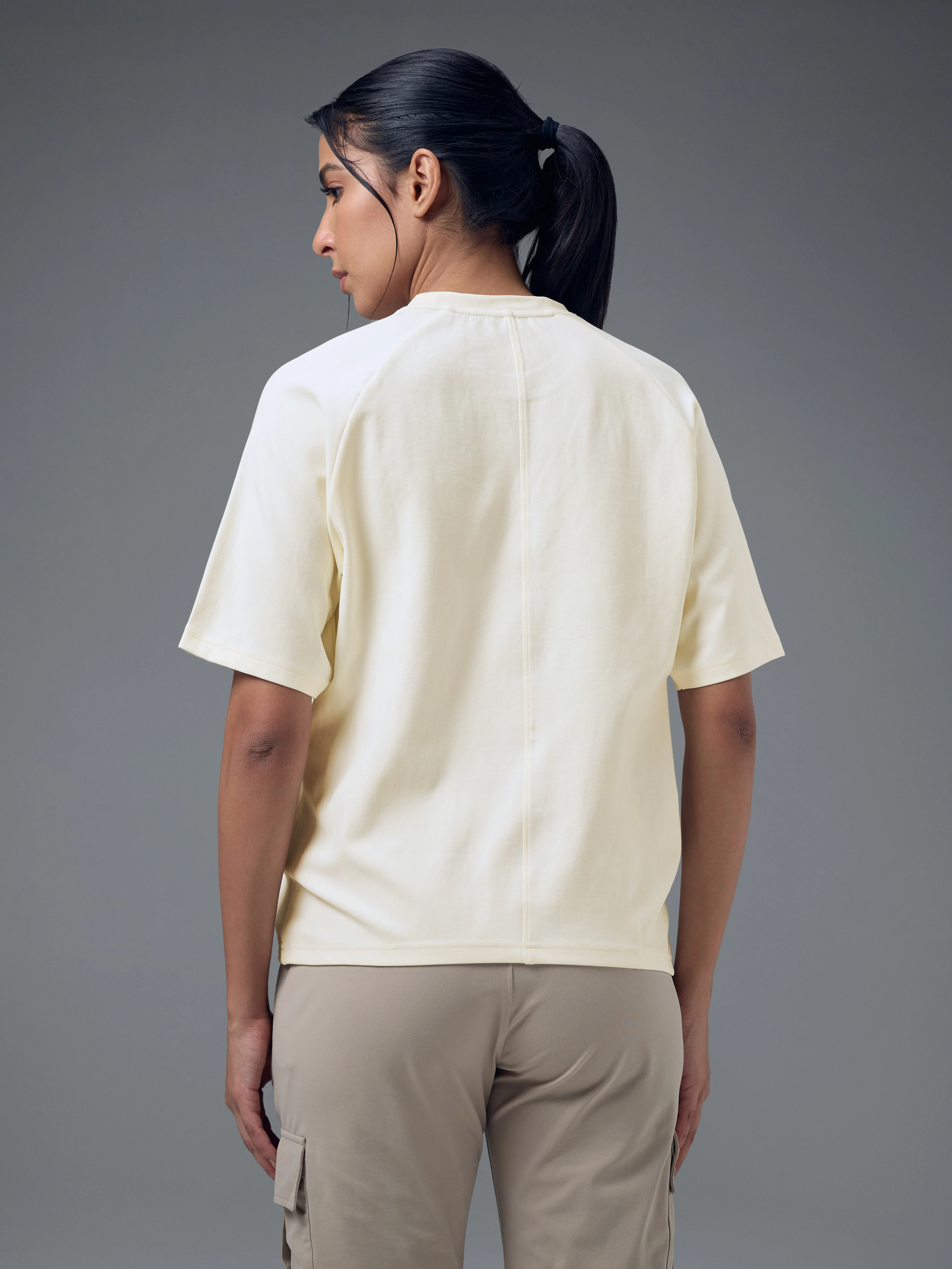 Women Printed Relaxed Fit Round Neck T-shirt with ELASTOPLUS - Image 3