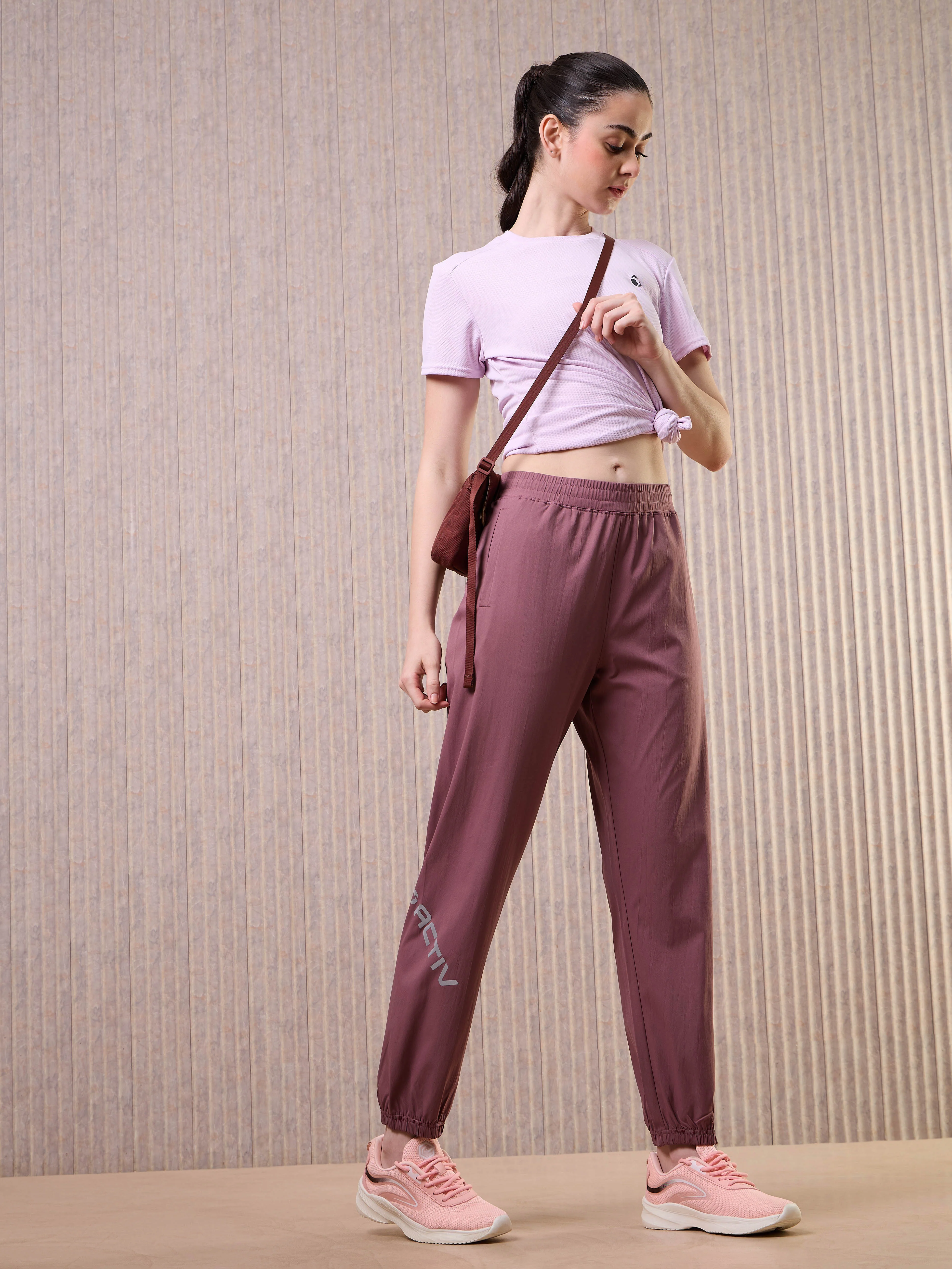 Women Printed Slim Fit Joggers with TS FLEXI