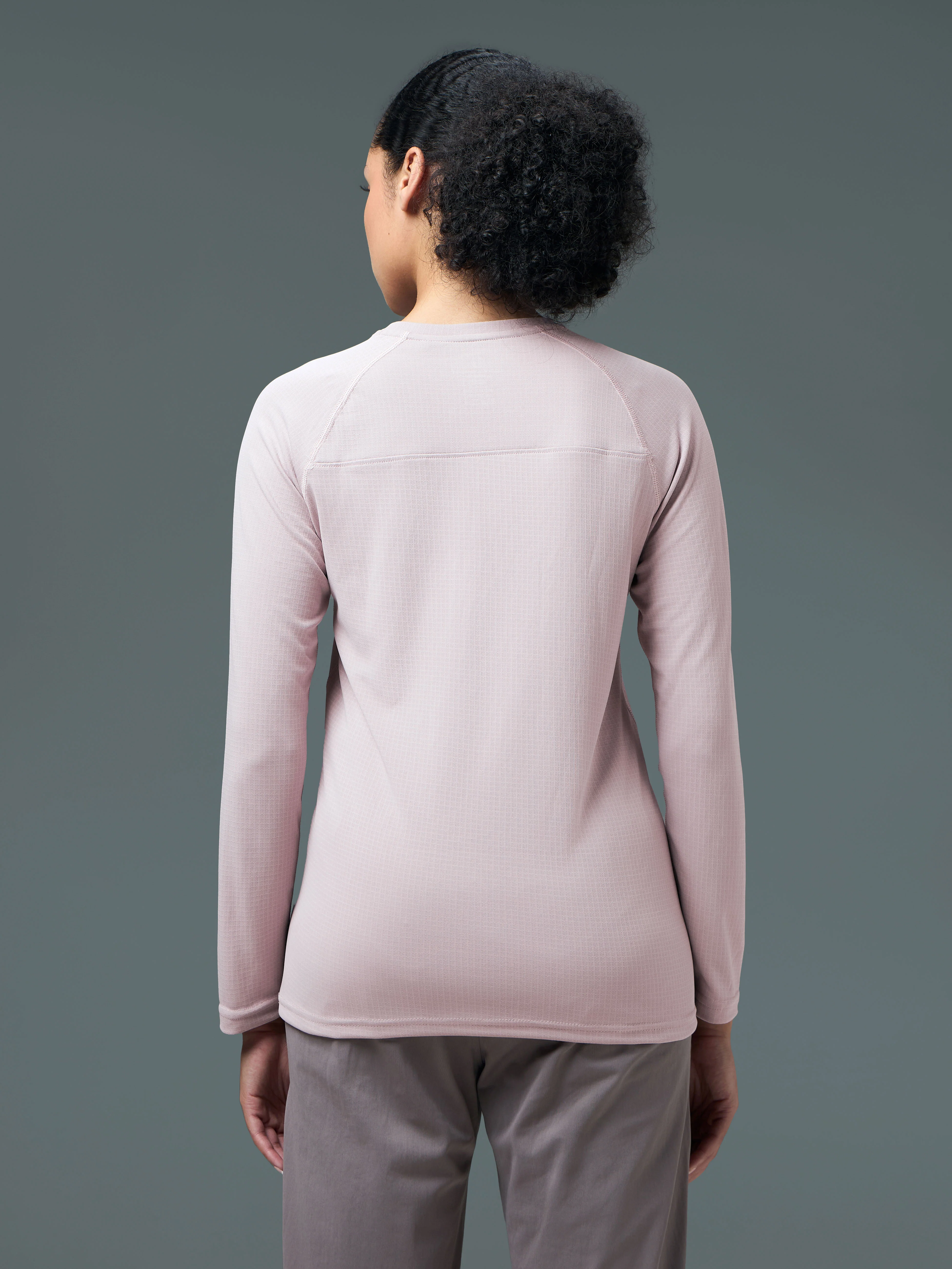 Women Printed Slim Fit Round Neck Sports Tee for Yoga & Fitness with TECHNOCOOL+ - Image 2