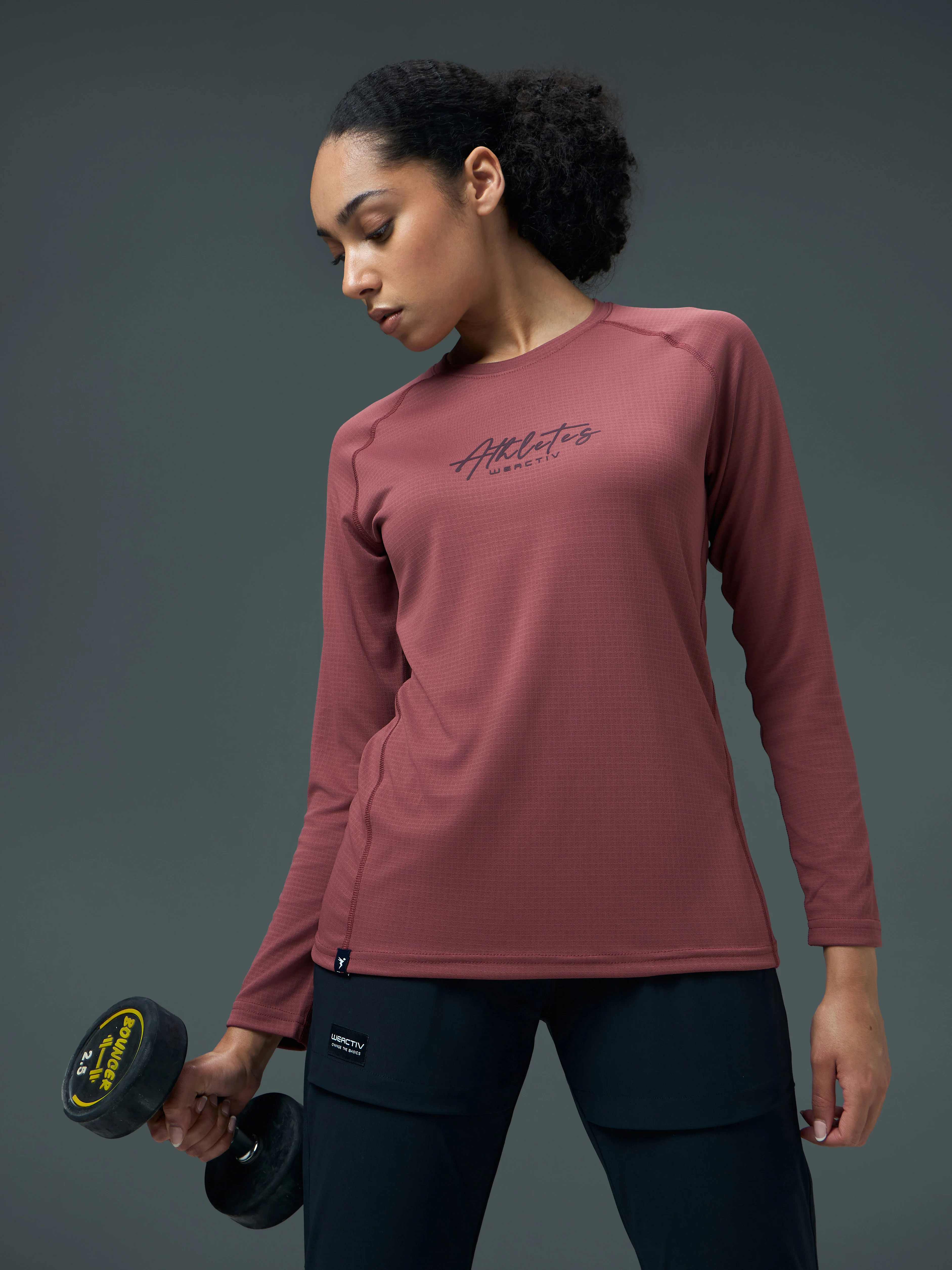Women Printed Slim Fit Round Neck Sports Tee for Yoga & Fitness with TECHNOCOOL+