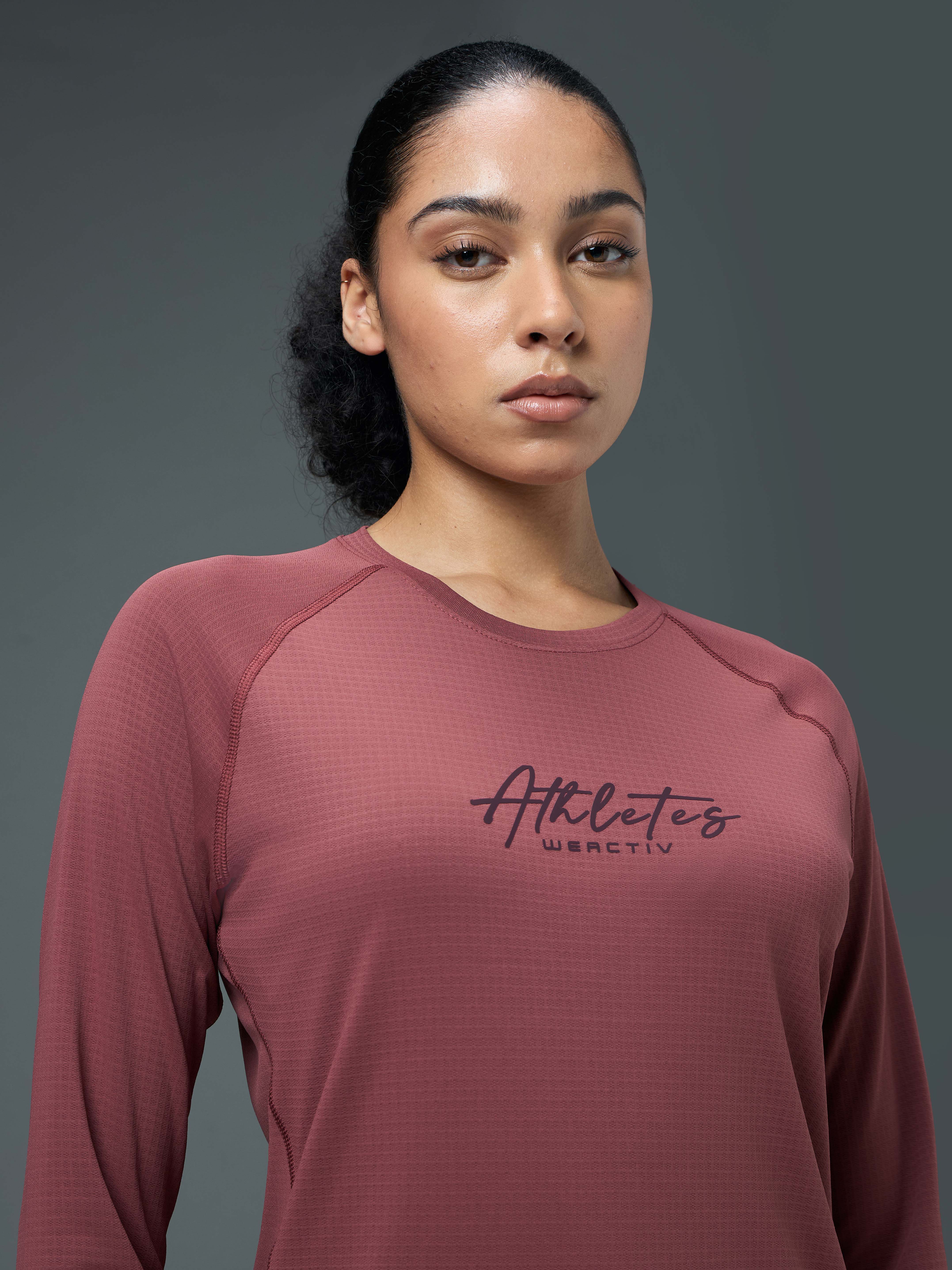 Women Printed Slim Fit Round Neck Sports Tee for Yoga & Fitness with TECHNOCOOL+ - Image 6