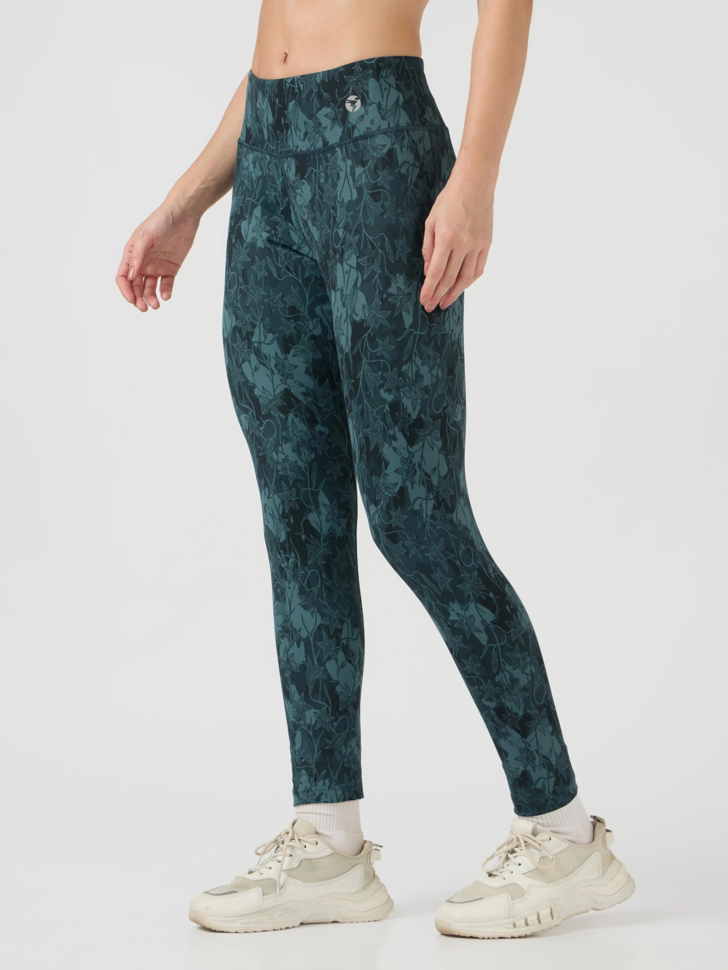 Women Printed Slim Fit Tights with ELASTO PLUS - Image 4