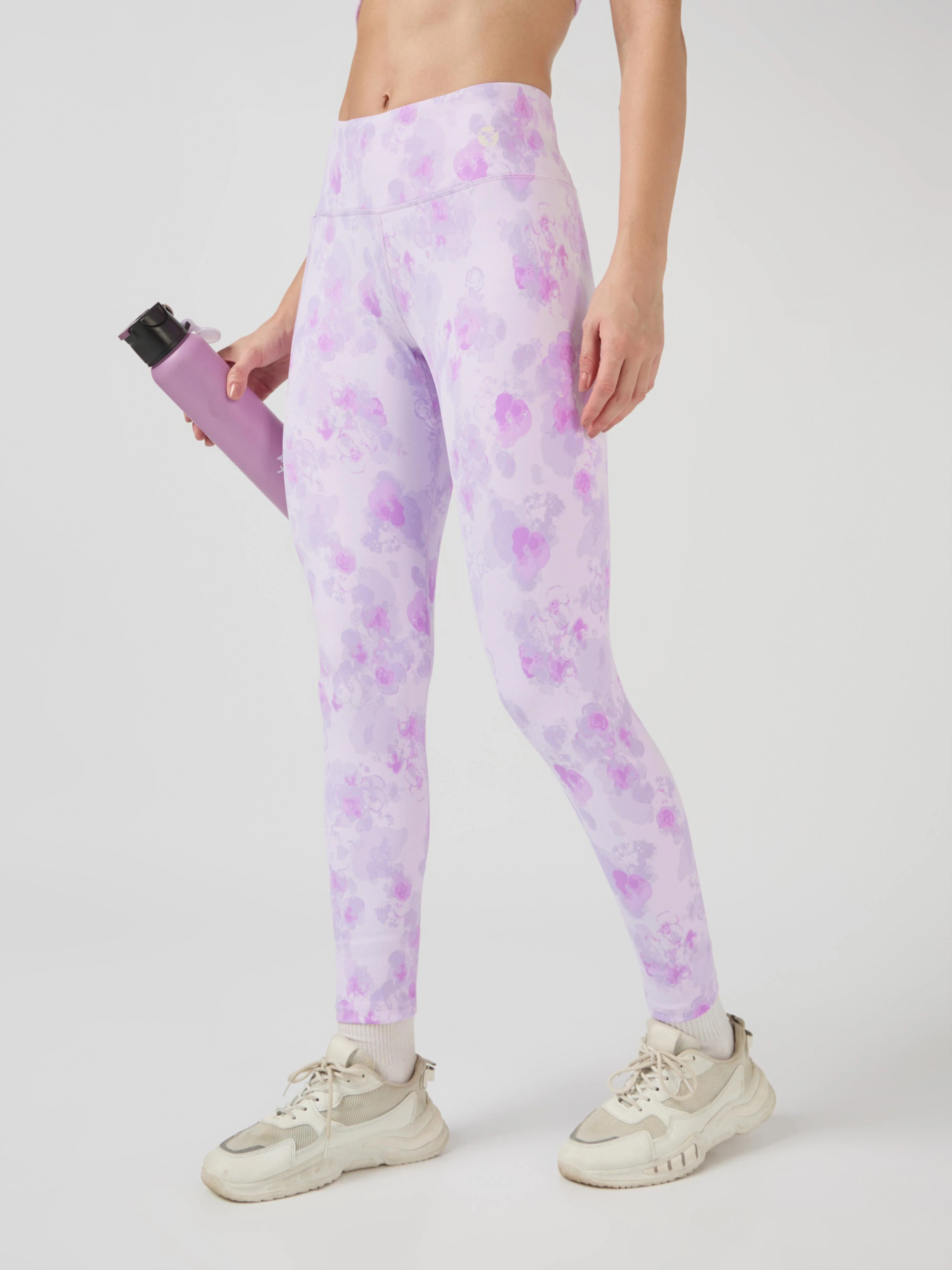 Women Printed Slim Fit Tights with ELASTO PLUS