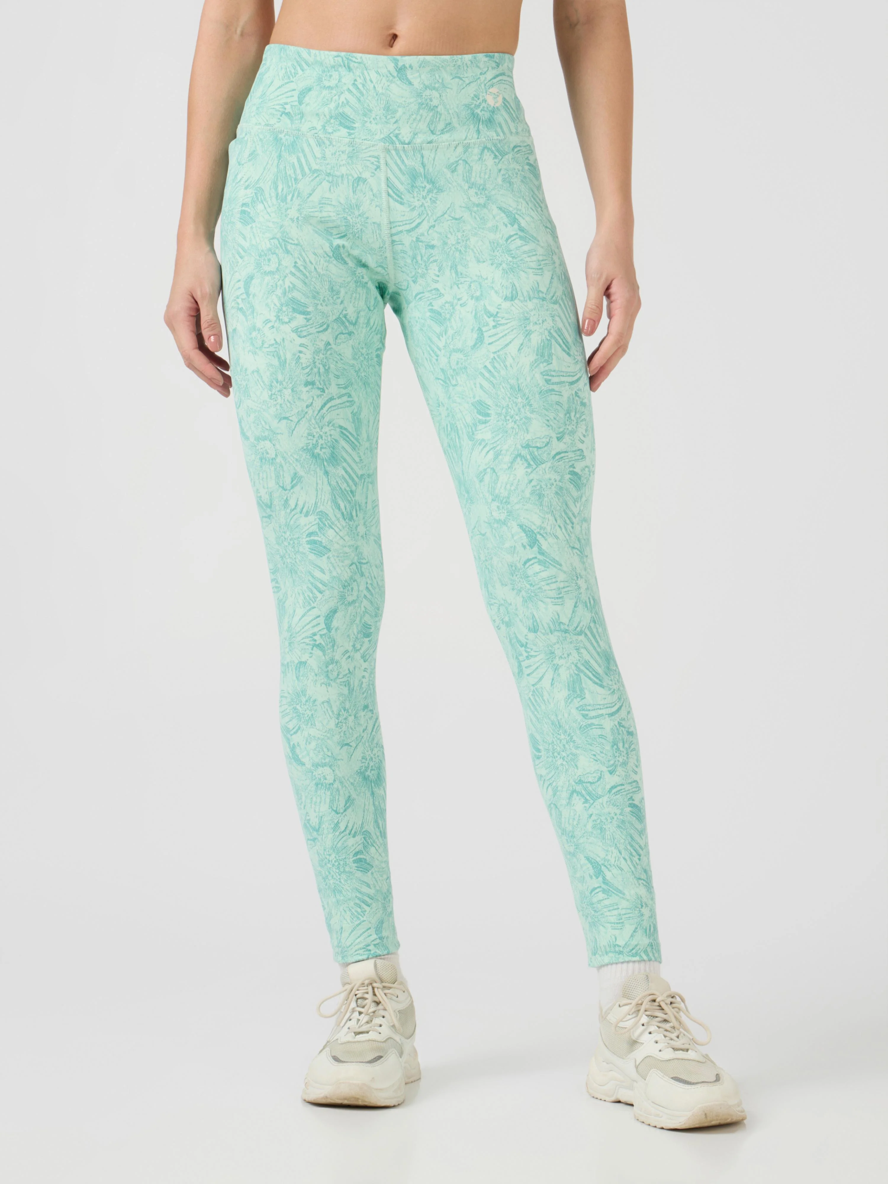 Women Printed Slim Fit Tights with ELASTO PLUS - Image 2