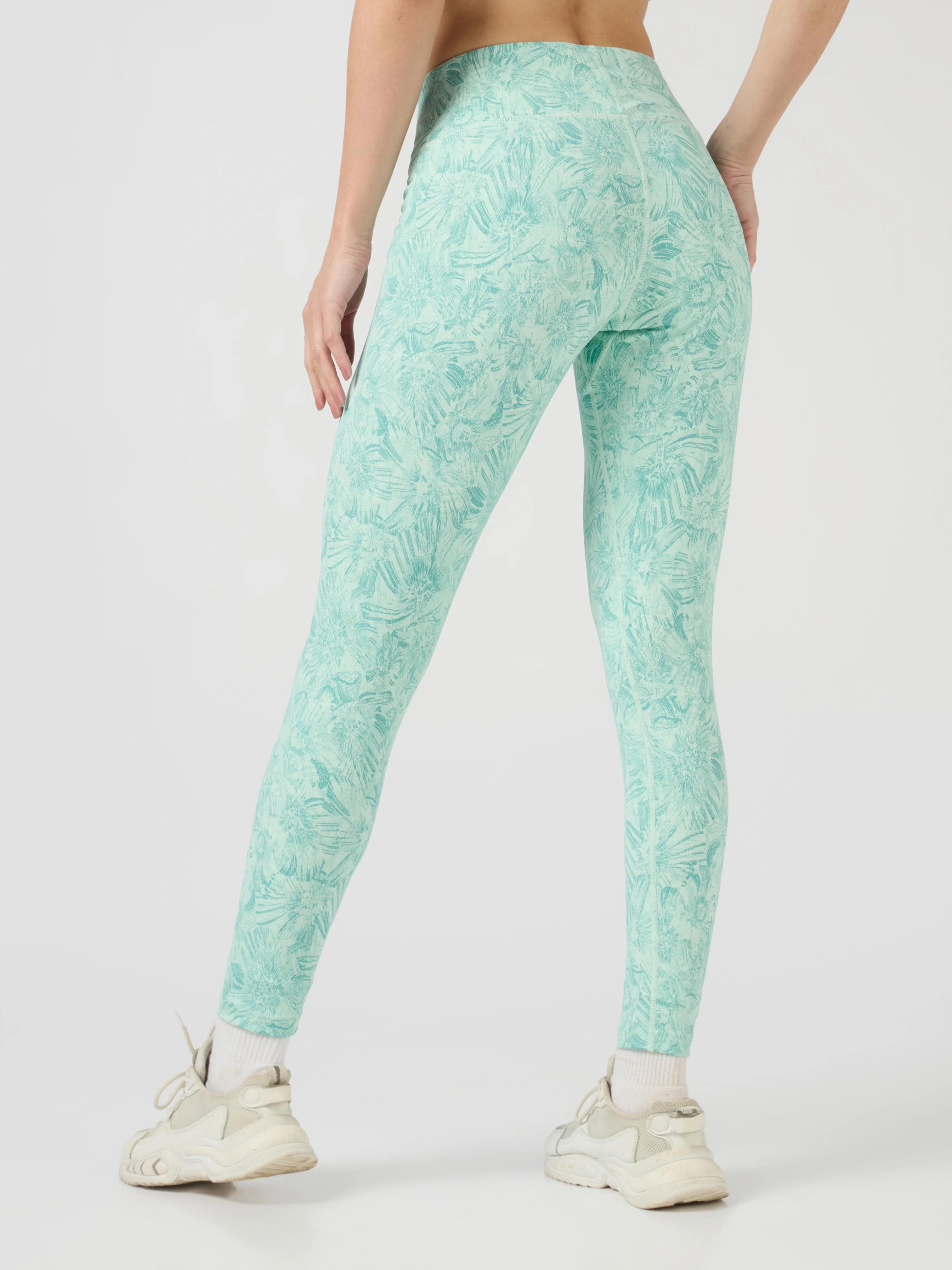Women Printed Slim Fit Tights with ELASTO PLUS - Image 3