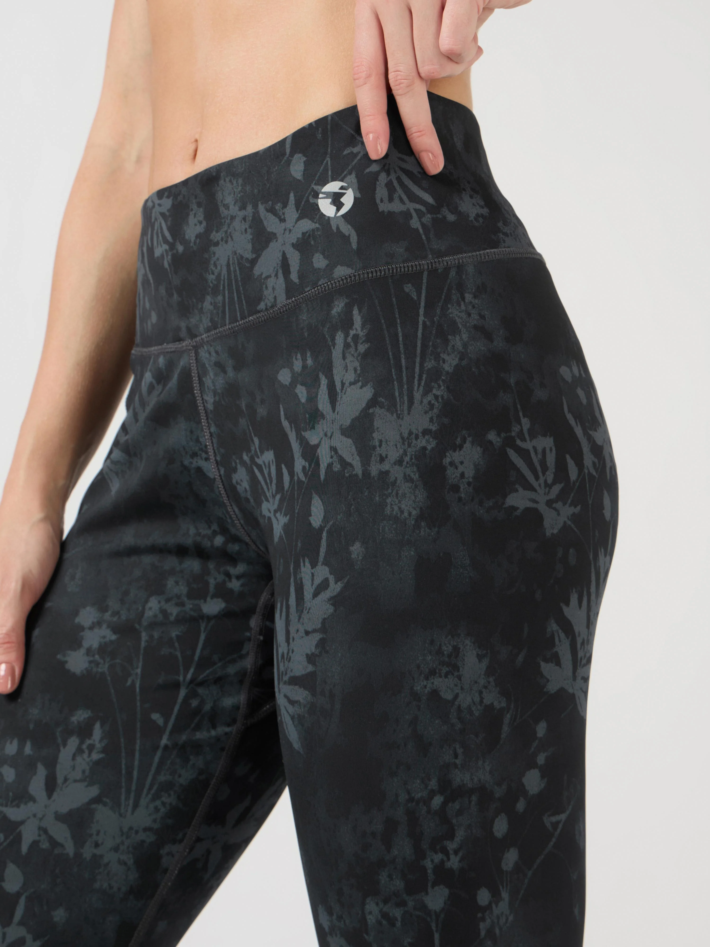Women Printed Slim Fit Tights with ELASTO PLUS - Image 7