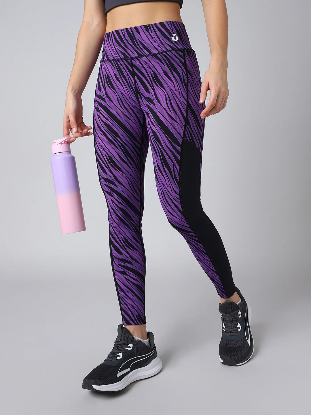 Women Printed Slim Fit Tights with ELASTO PLUS - Image 4