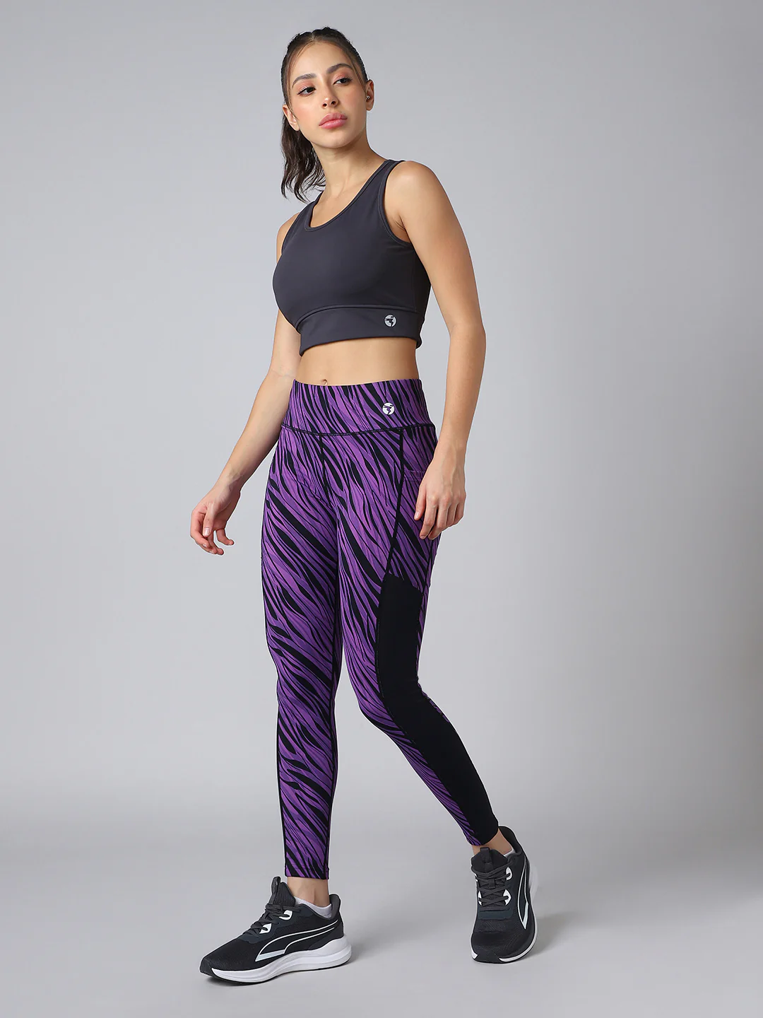 Women Printed Slim Fit Tights with ELASTO PLUS - Image 6