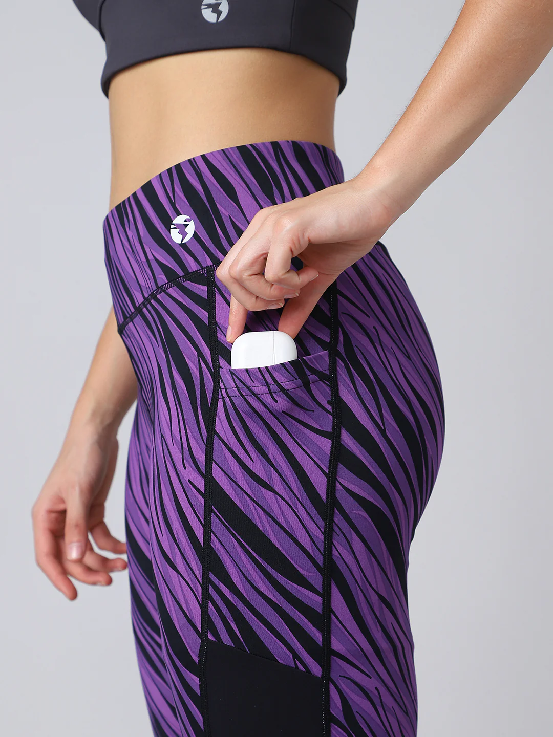 Women Printed Slim Fit Tights with ELASTO PLUS - Image 9
