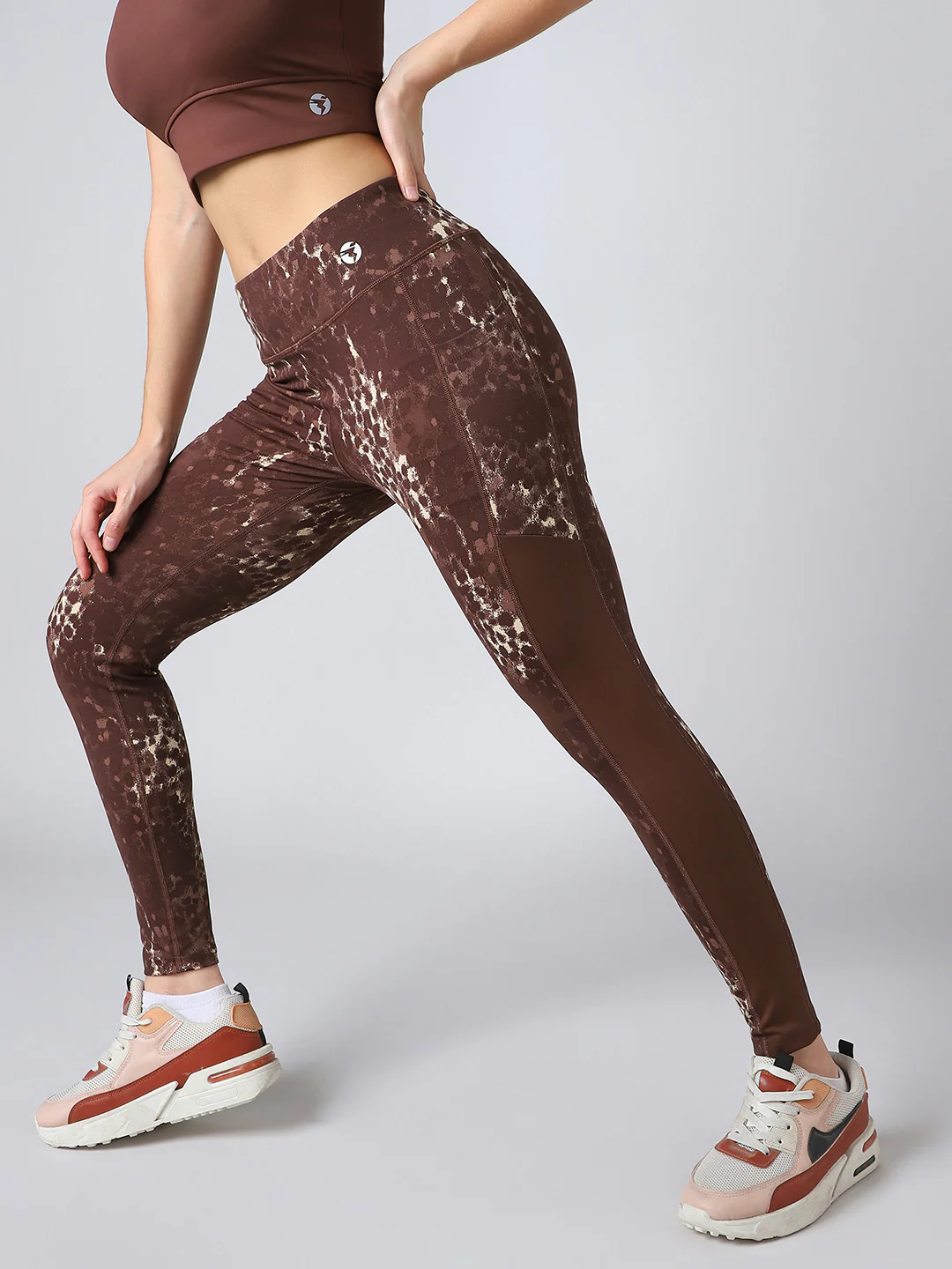 Women Printed Slim Fit Tights with ELASTO PLUS - Image 4