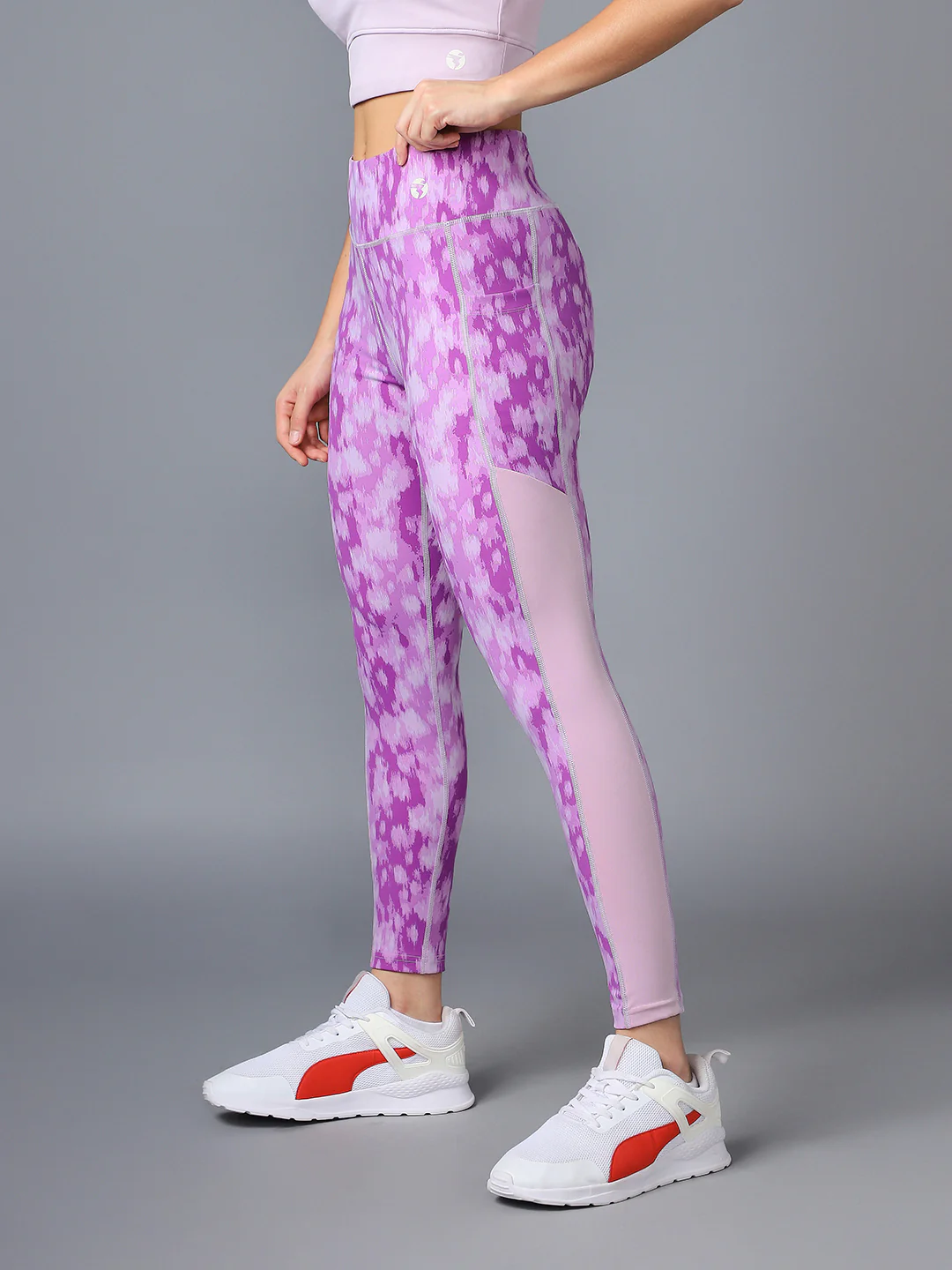 Women Printed Slim Fit Tights with ELASTO PLUS - Image 3