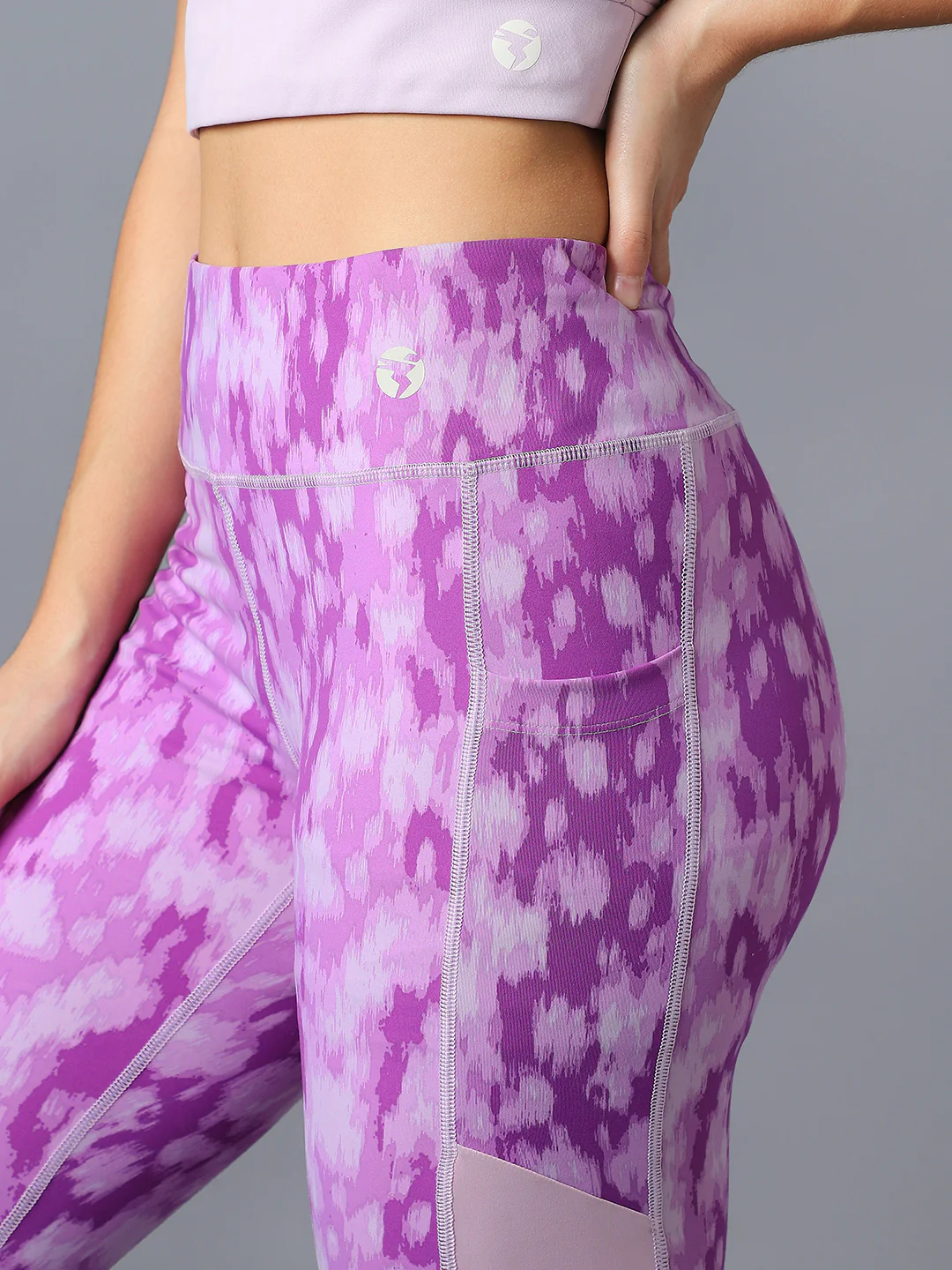 Women Printed Slim Fit Tights with ELASTO PLUS - Image 9