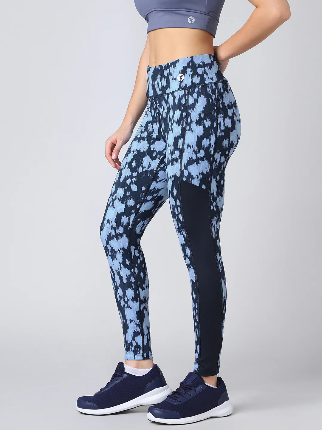 Women Printed Slim Fit Tights with ELASTO PLUS - Image 3