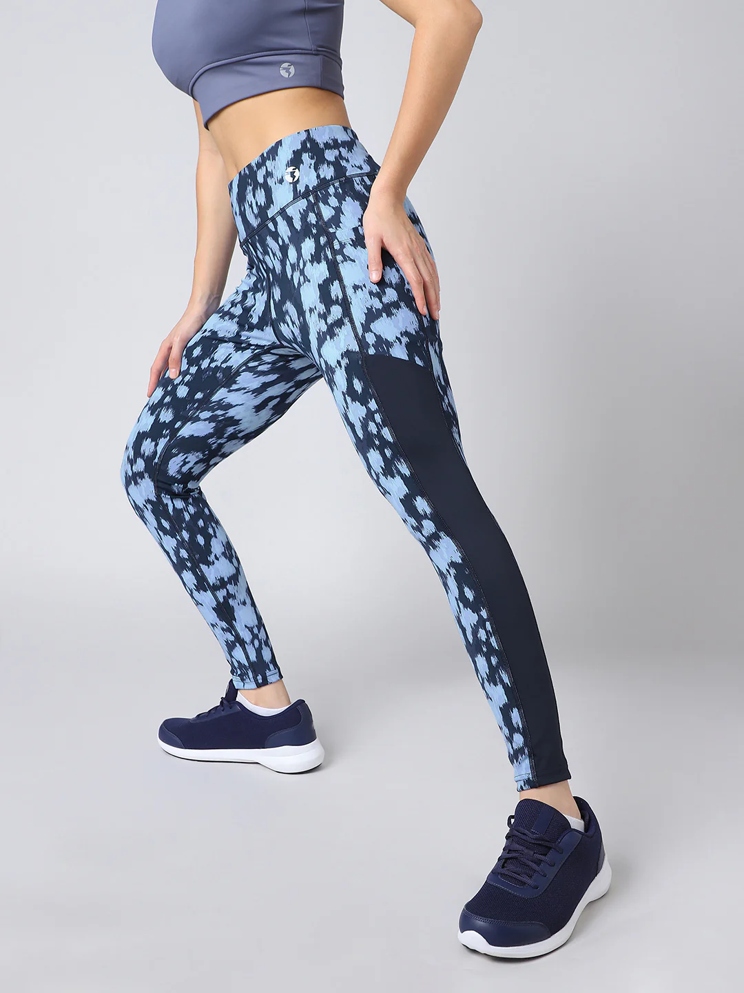 Women Printed Slim Fit Tights with ELASTO PLUS - Image 4