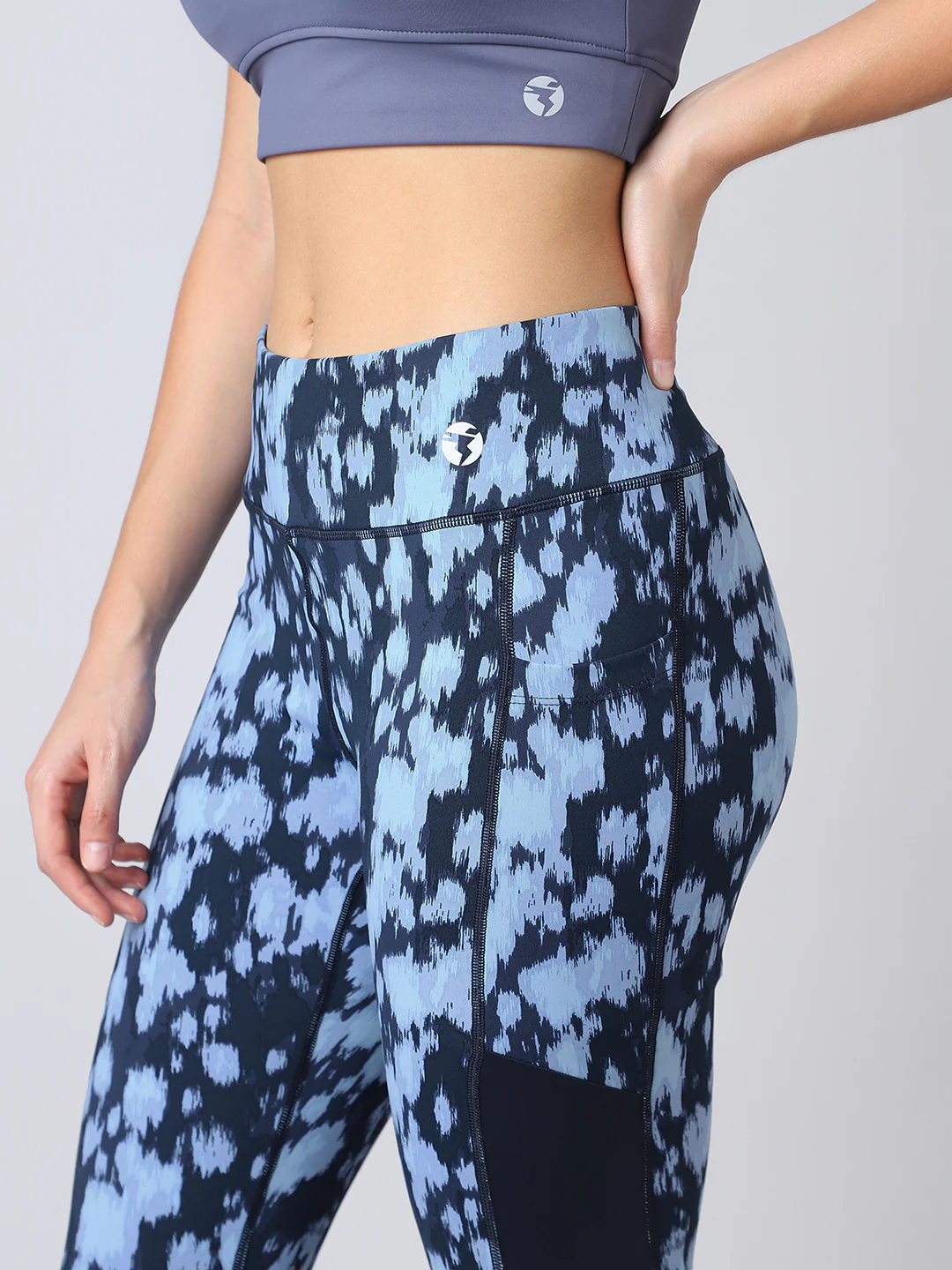 Women Printed Slim Fit Tights with ELASTO PLUS - Image 7