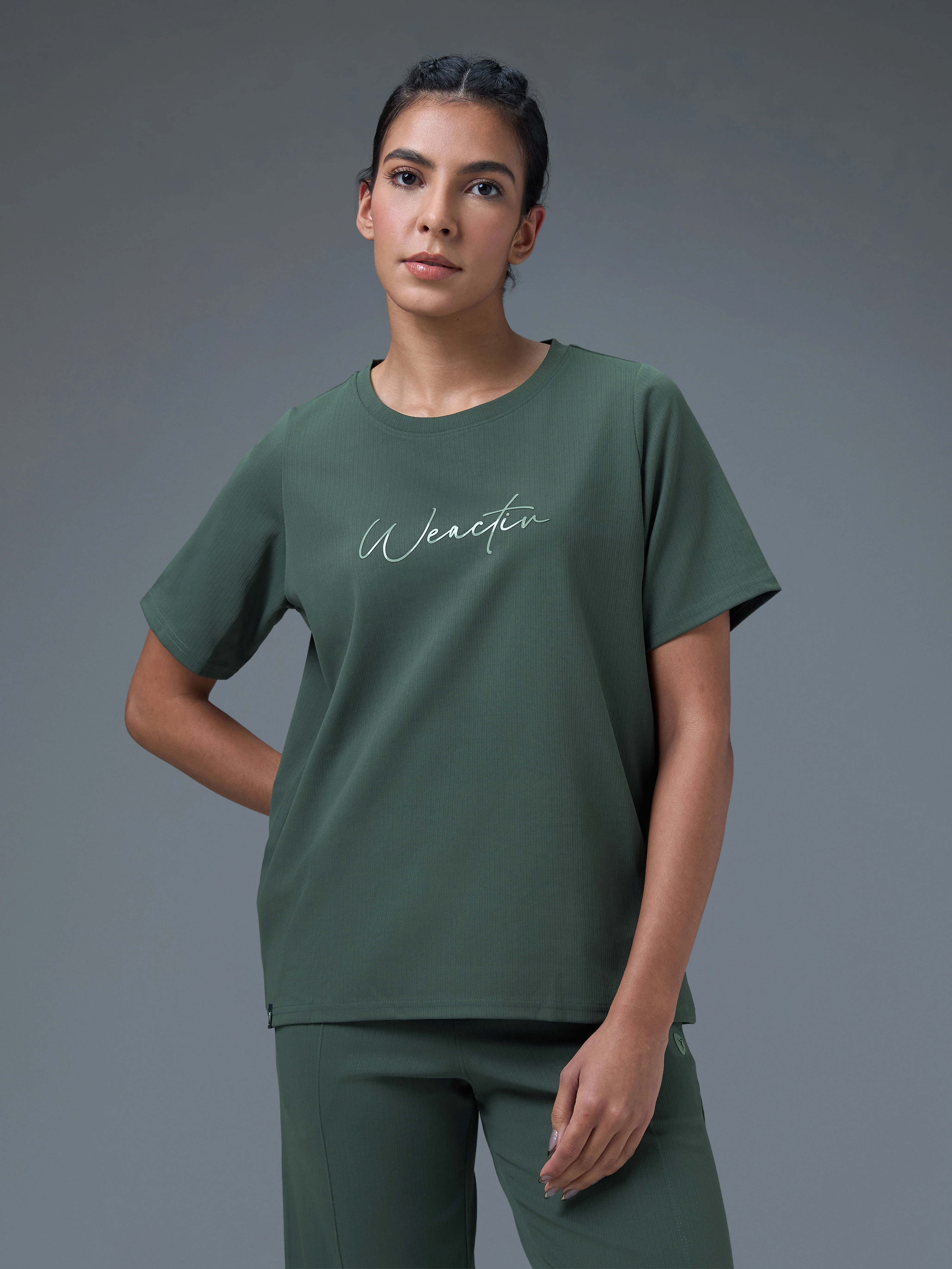 Women Relaxed Fit Sports Co-ord Set with ELASTO PLUS - Image 3