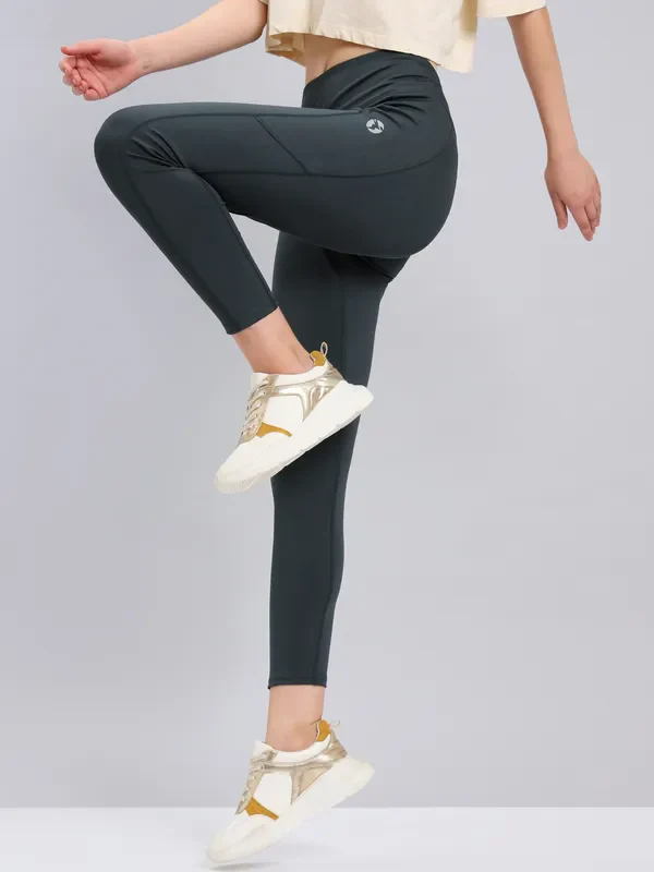 Women Solid Slim Fit Tights with ELASTO LITE - Image 6