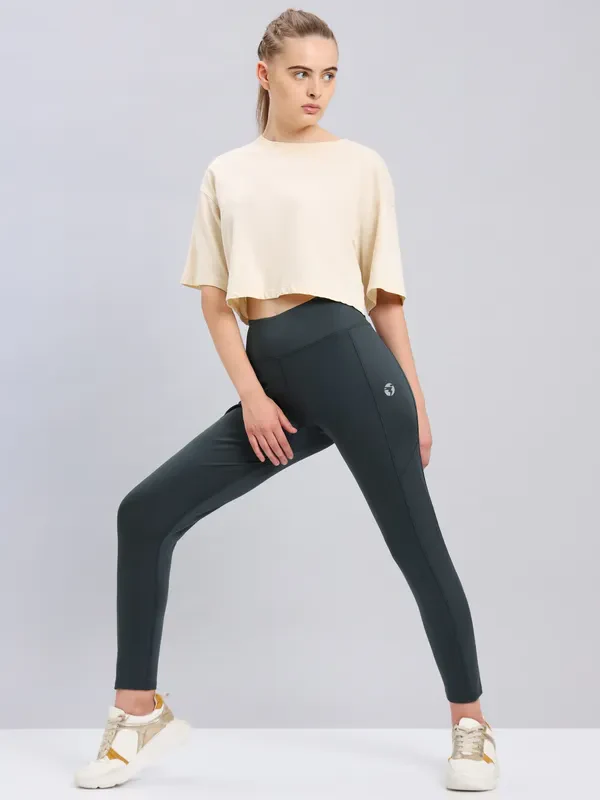 Women Solid Slim Fit Tights with ELASTO LITE - Image 9