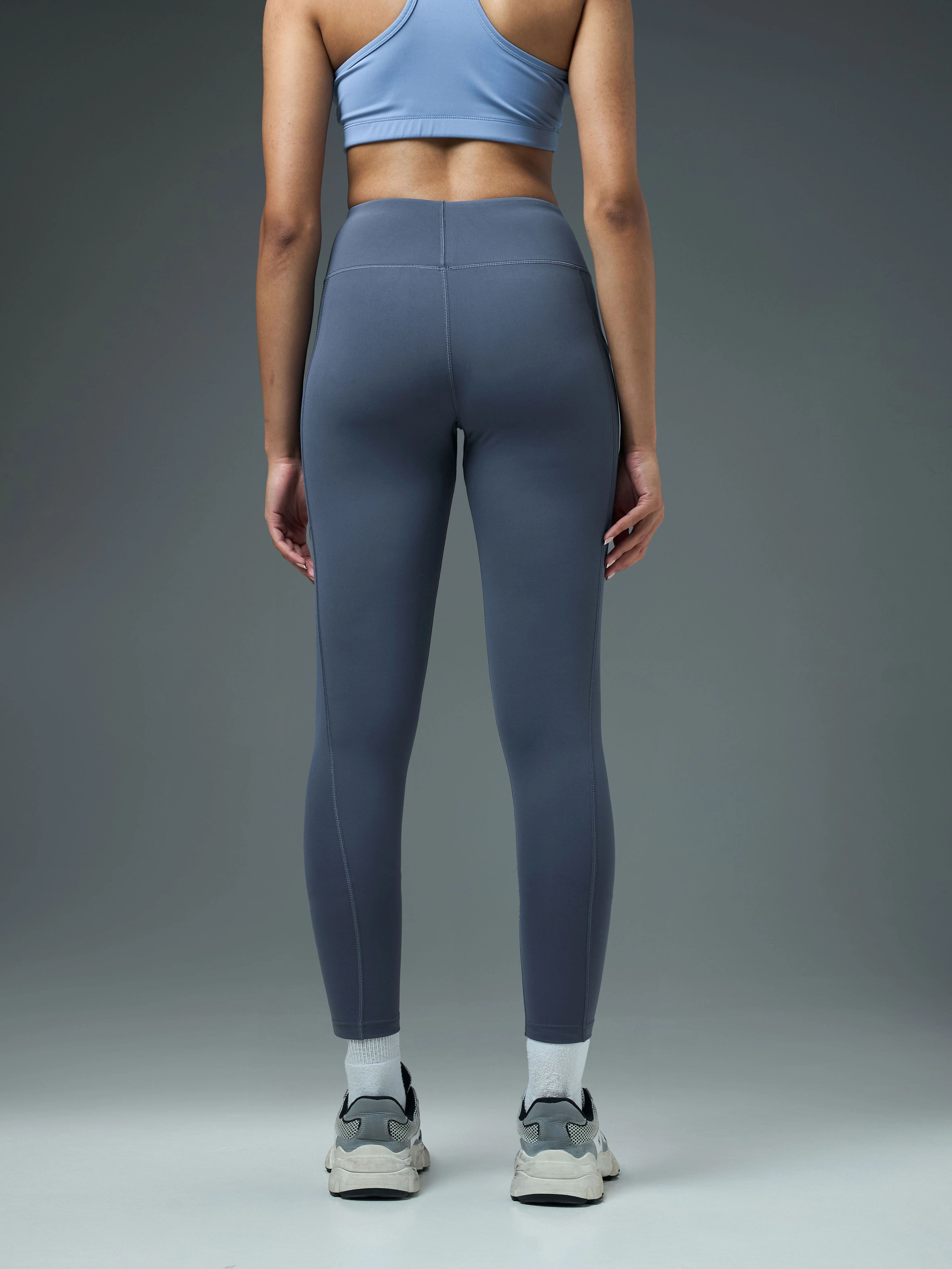 Women Solid Slim Fit Tights with ELASTO LITE - Image 3
