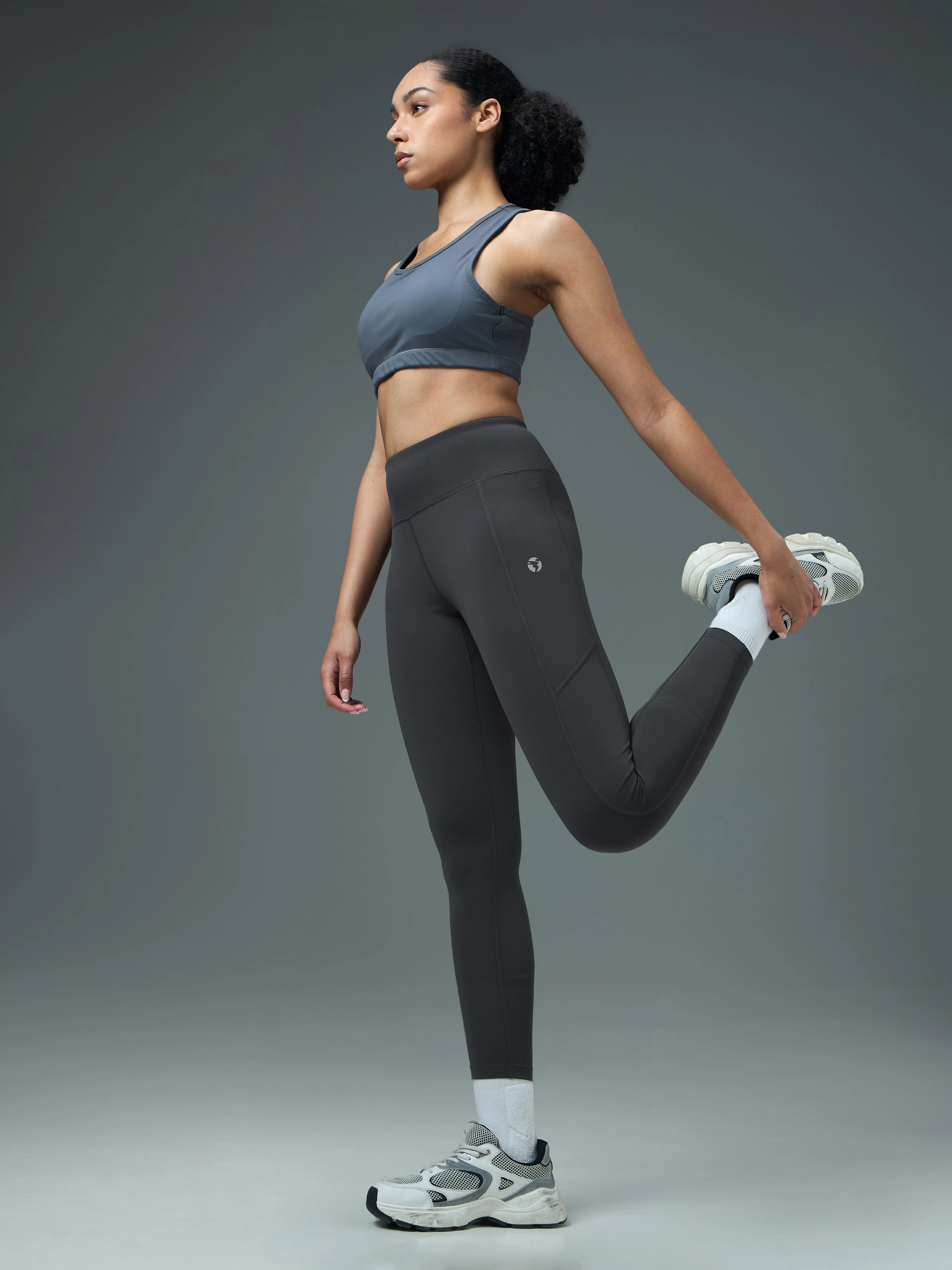 Women Solid Slim Fit Tights with ELASTO LITE - Image 5