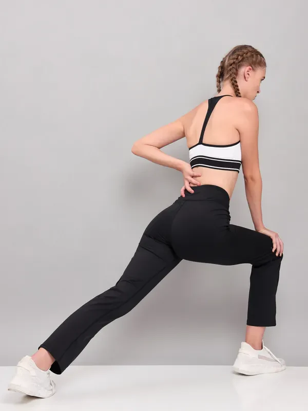 Women Solid Straight Pants with ELASTO PLUS - Image 6