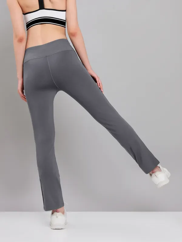 Women Solid Straight Pants with ELASTO PLUS - Image 3